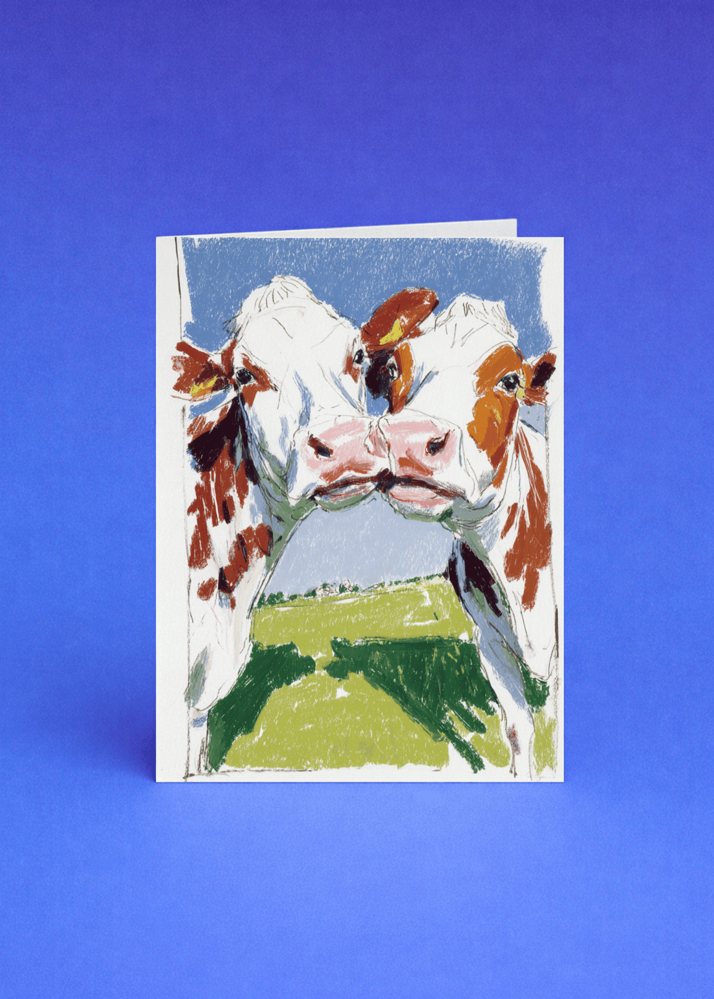 Charming Cow Companions Card mockup 5