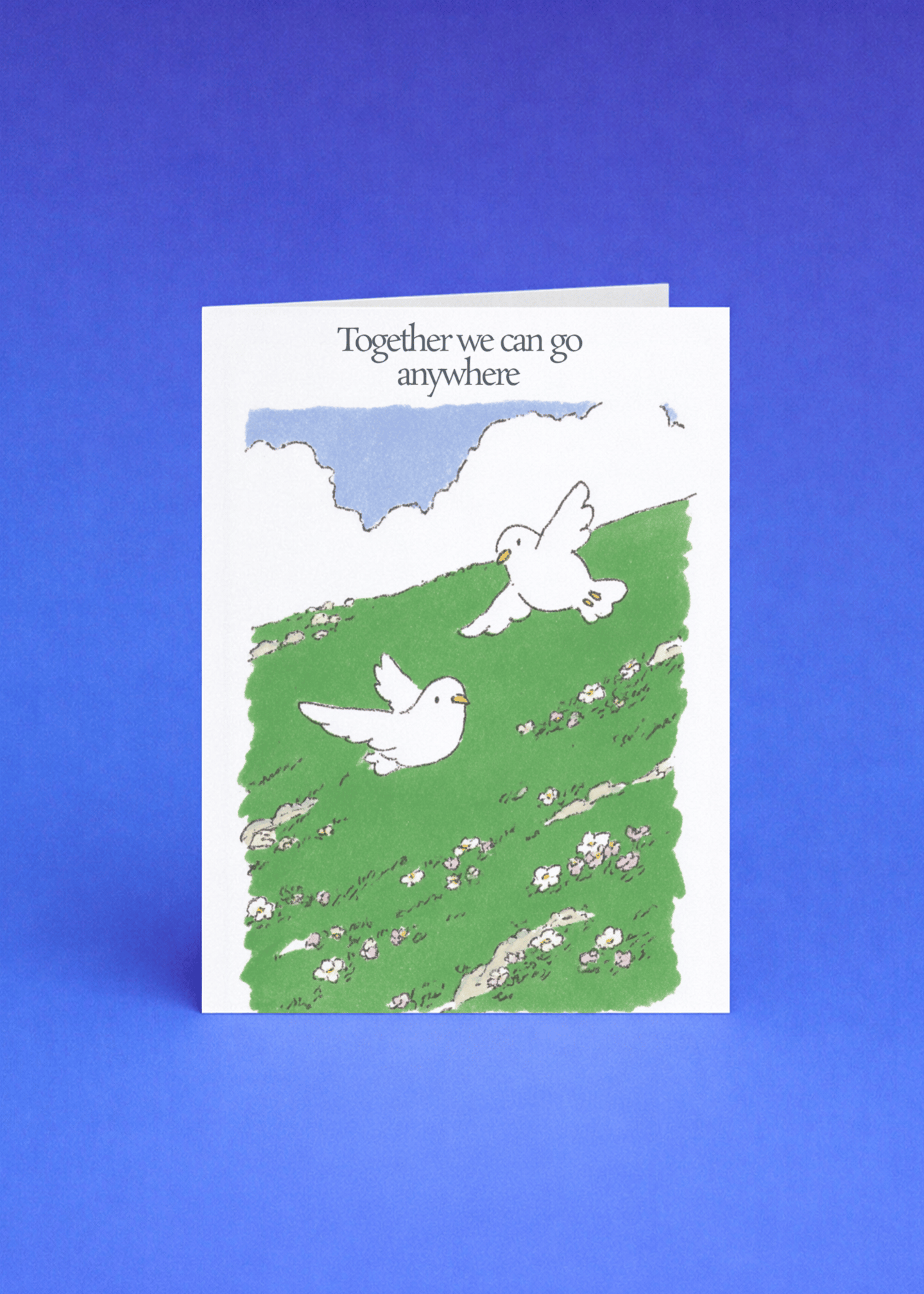 Soaring Together Greeting Card mockup 5