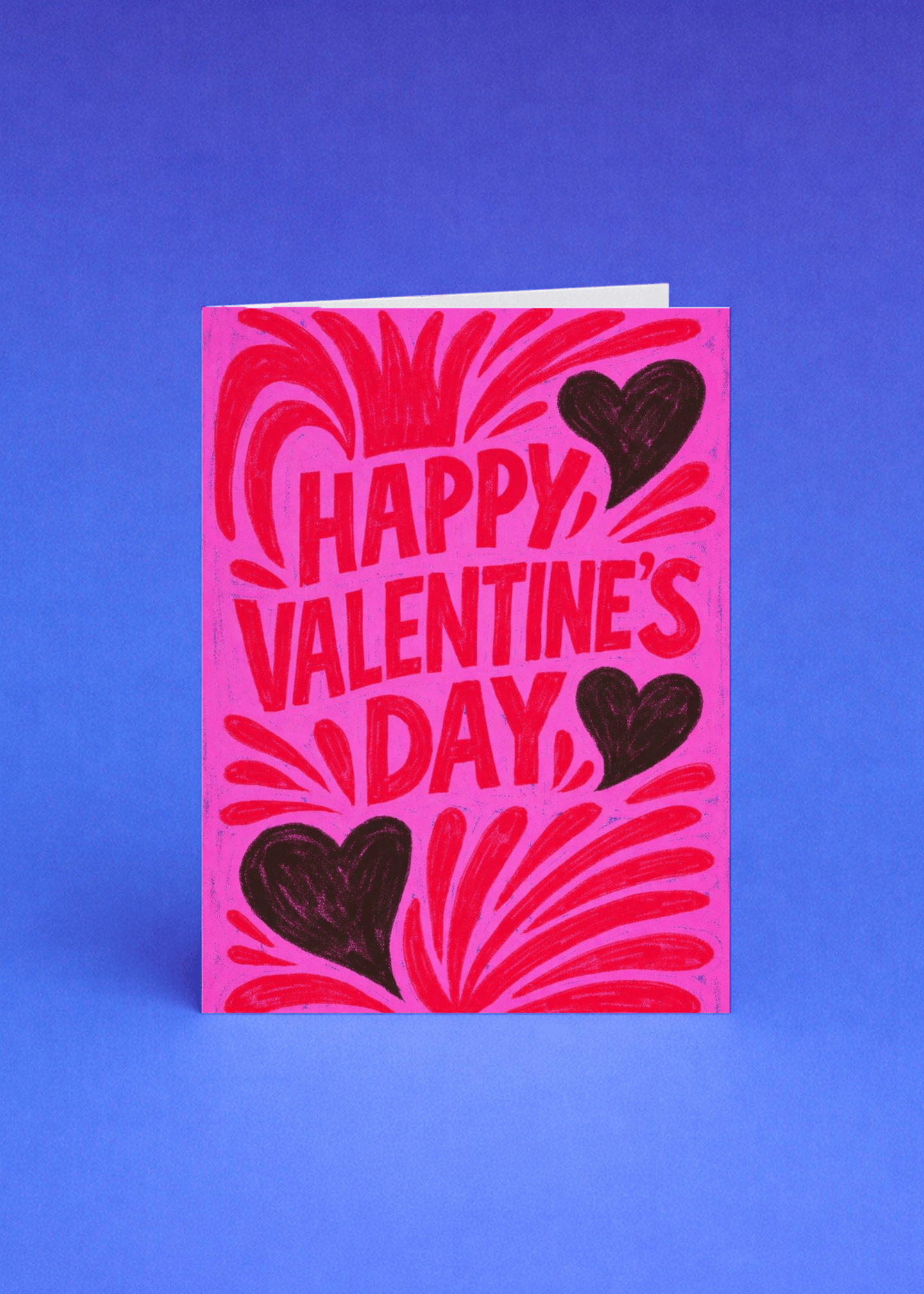 Vibrant Valentine's Love Card mockup 5
