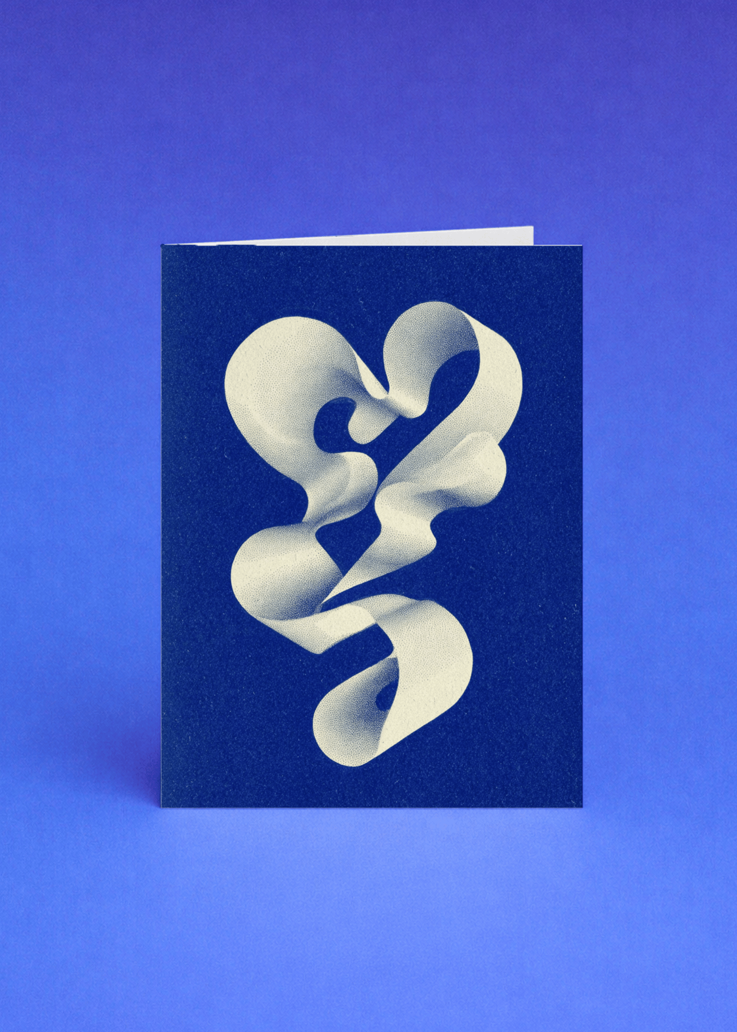 Ethereal Ribbon Heart Card mockup 5