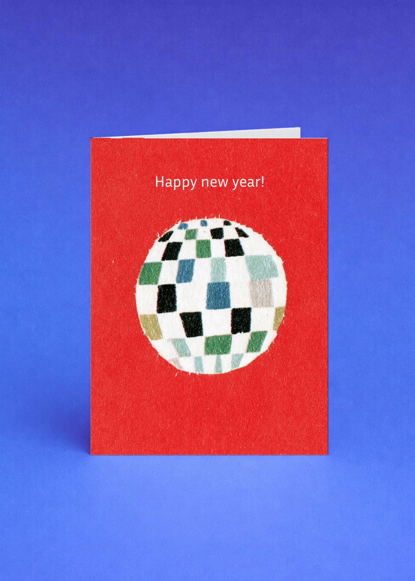 Festive New Year Wishes Card mockup 5