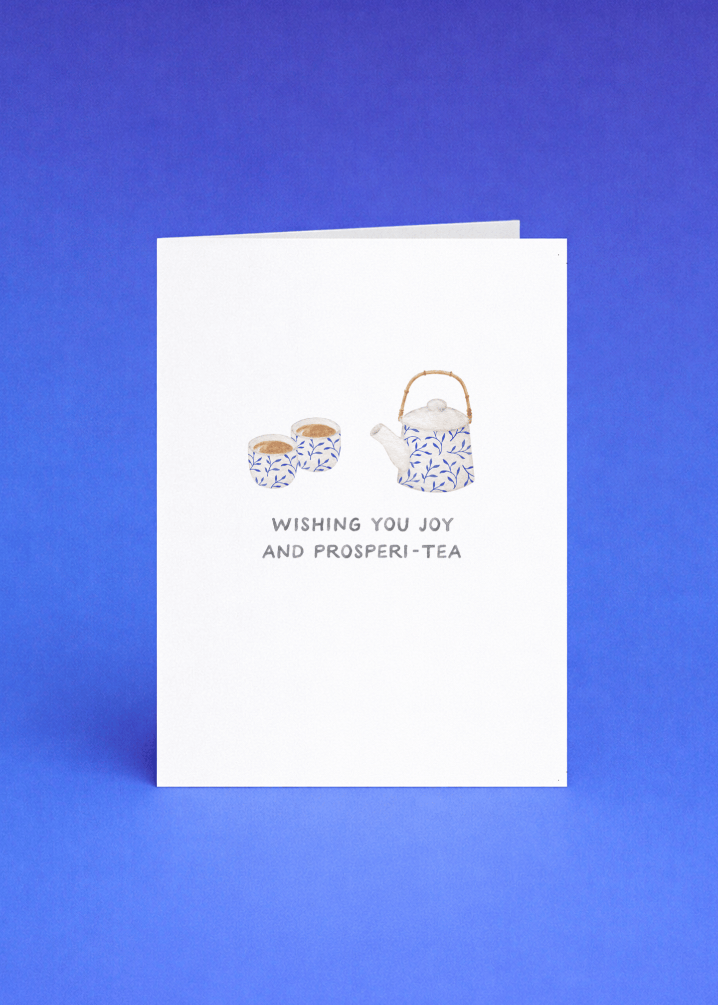 Joyful Prosperi-tea Greeting Card mockup 5