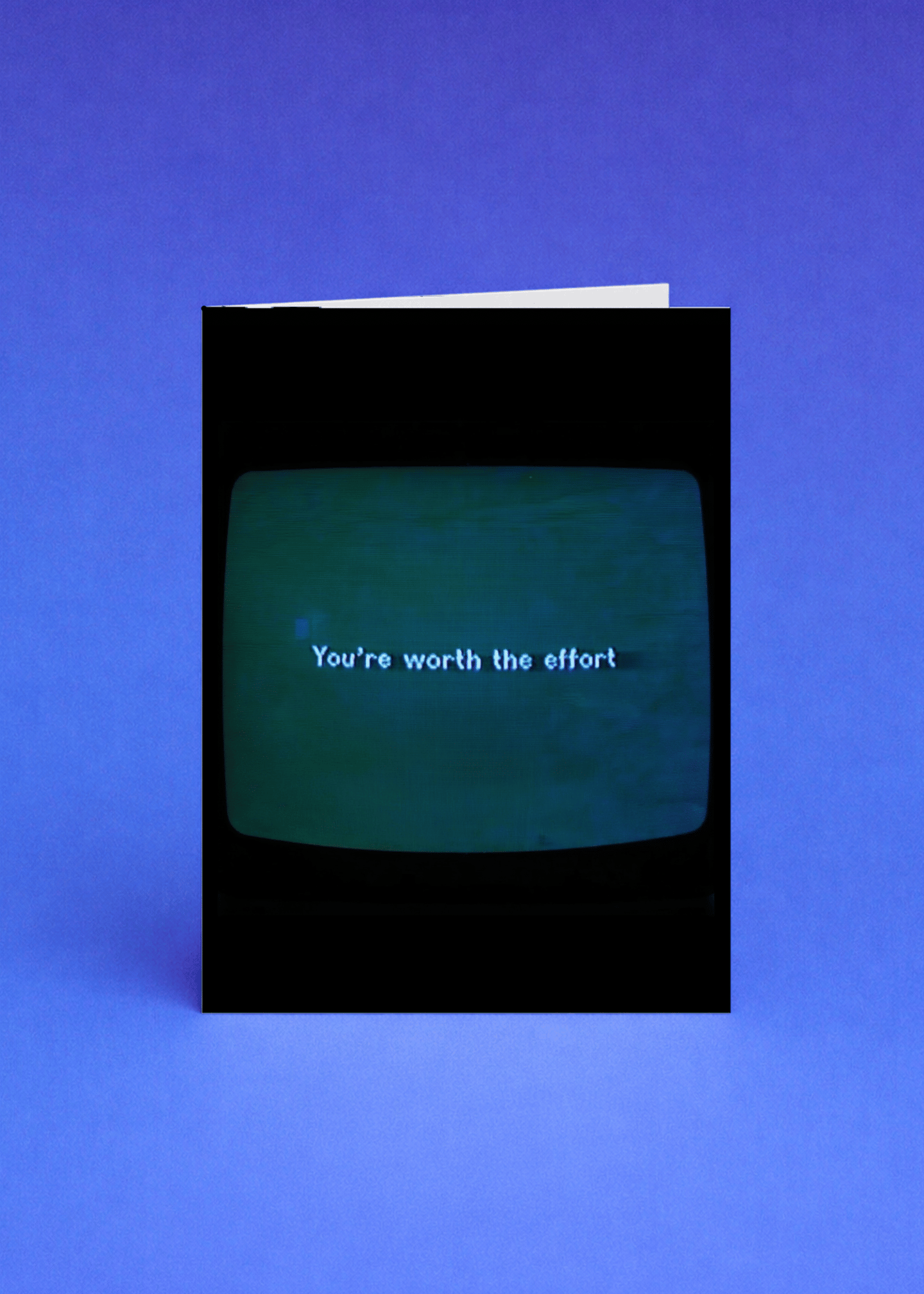 You're Worth It Card mockup 5