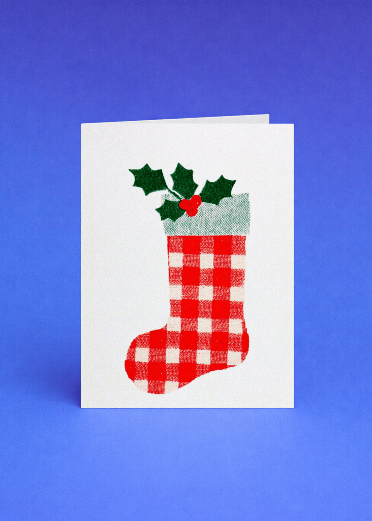 Festive Stocking Christmas Card mockup 5