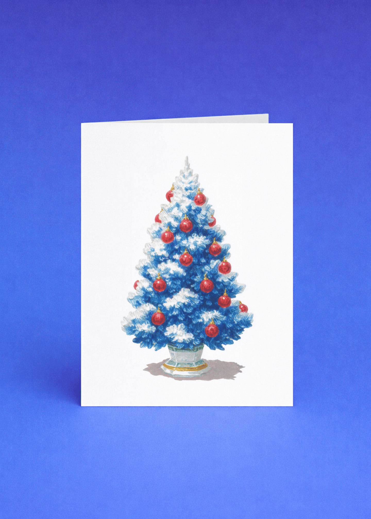 Sparkling Blue Christmas Tree mockup 5