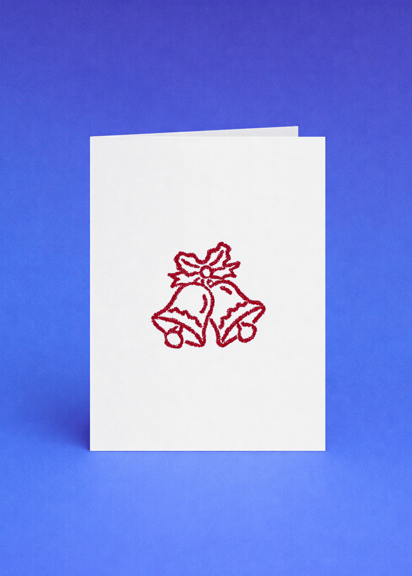 Festive Holiday Bells Card mockup 5