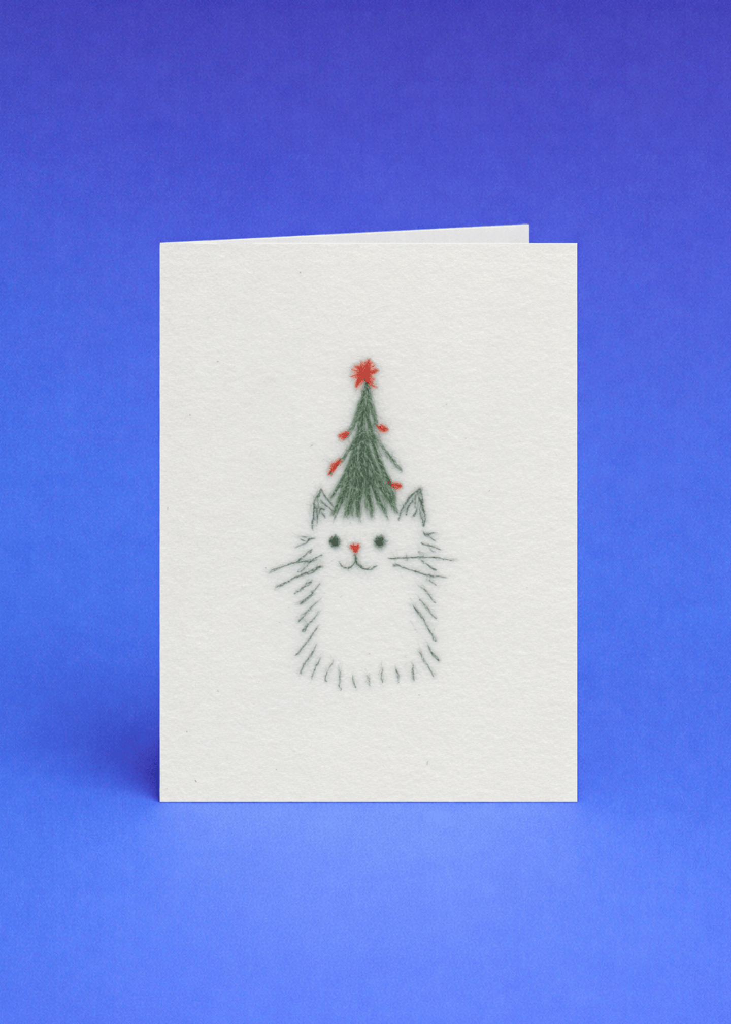 Festive Cat in a Christmas Hat mockup 5