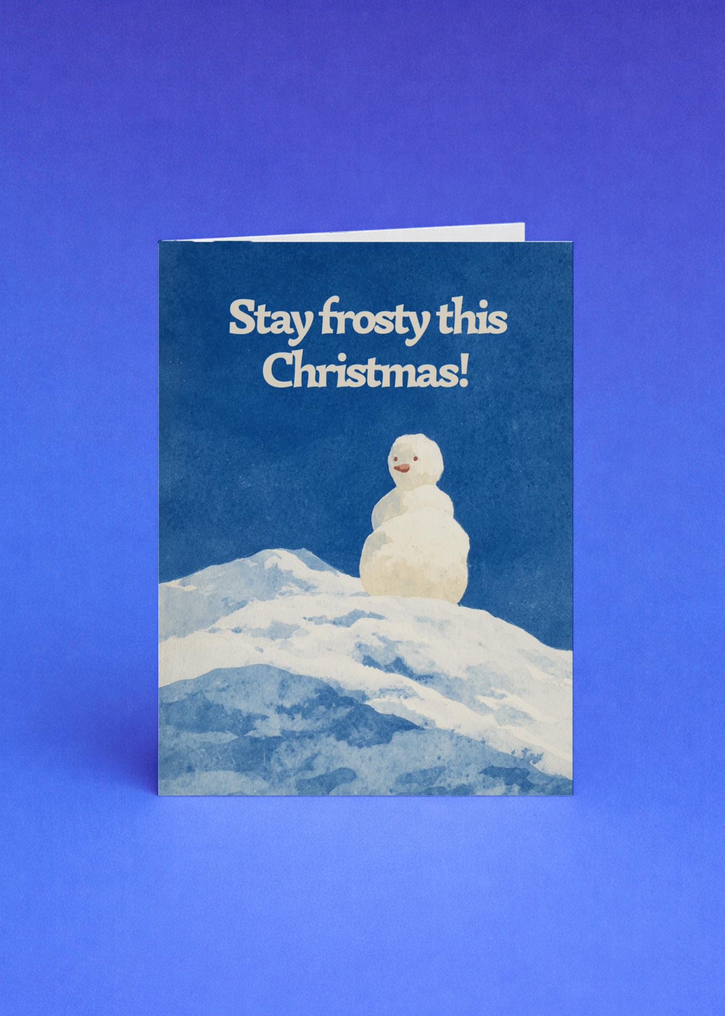 Stay Frosty Christmas Card mockup 5