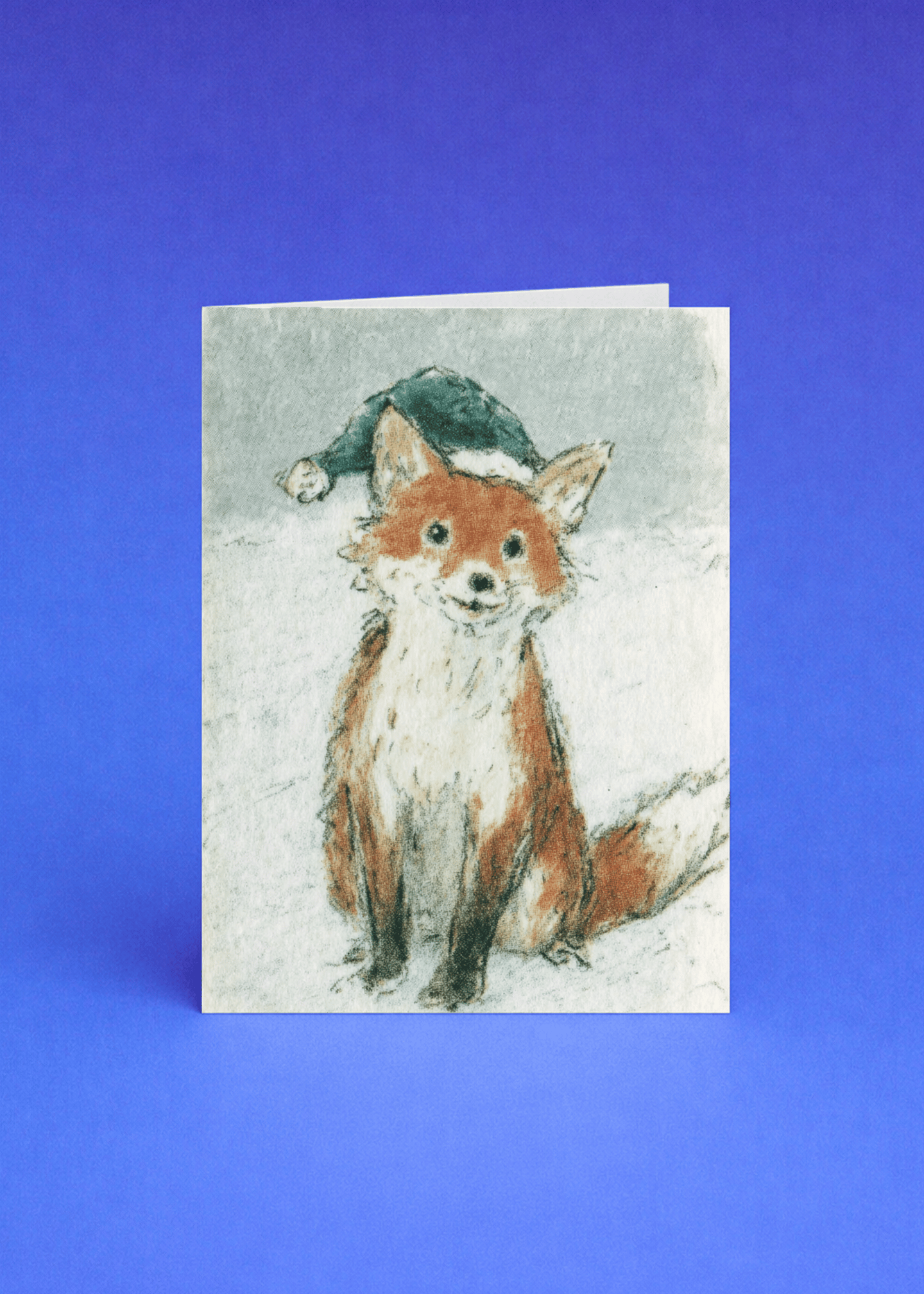 Festive Fox Holiday Card mockup 5