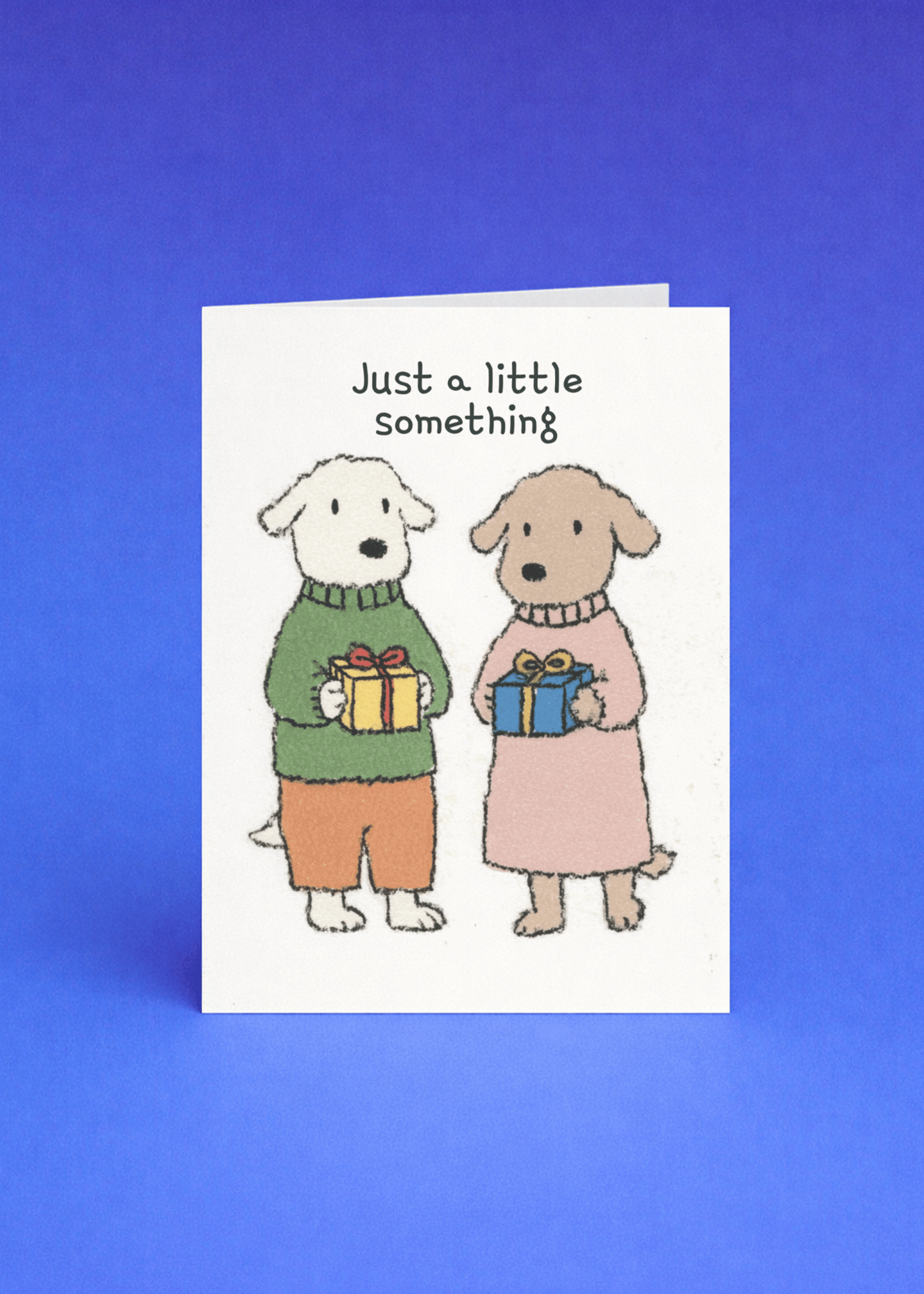 Cute Dogs Thank You Card mockup 5