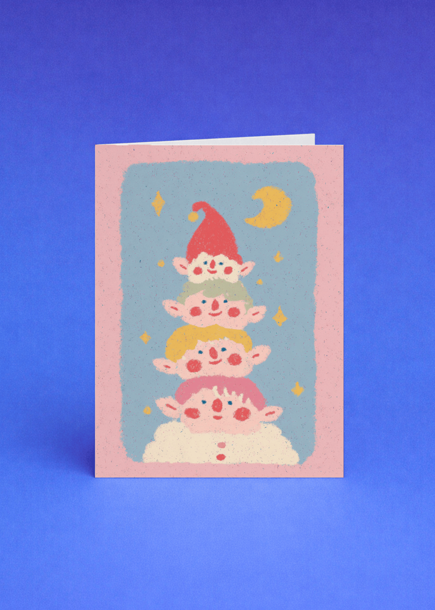 Whimsical Elves Holiday Card mockup 5