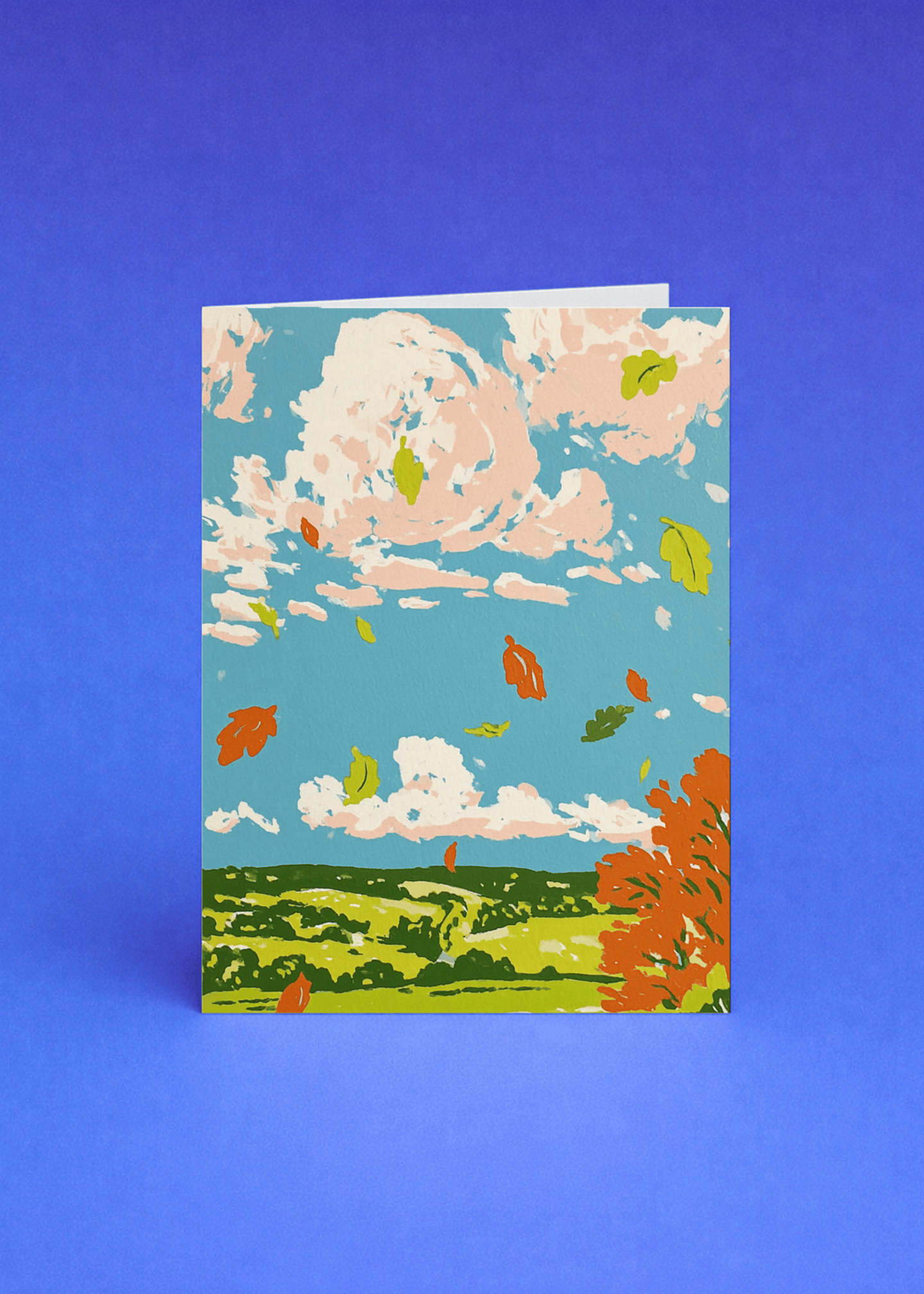 Autumn Breeze Bliss Card mockup 5
