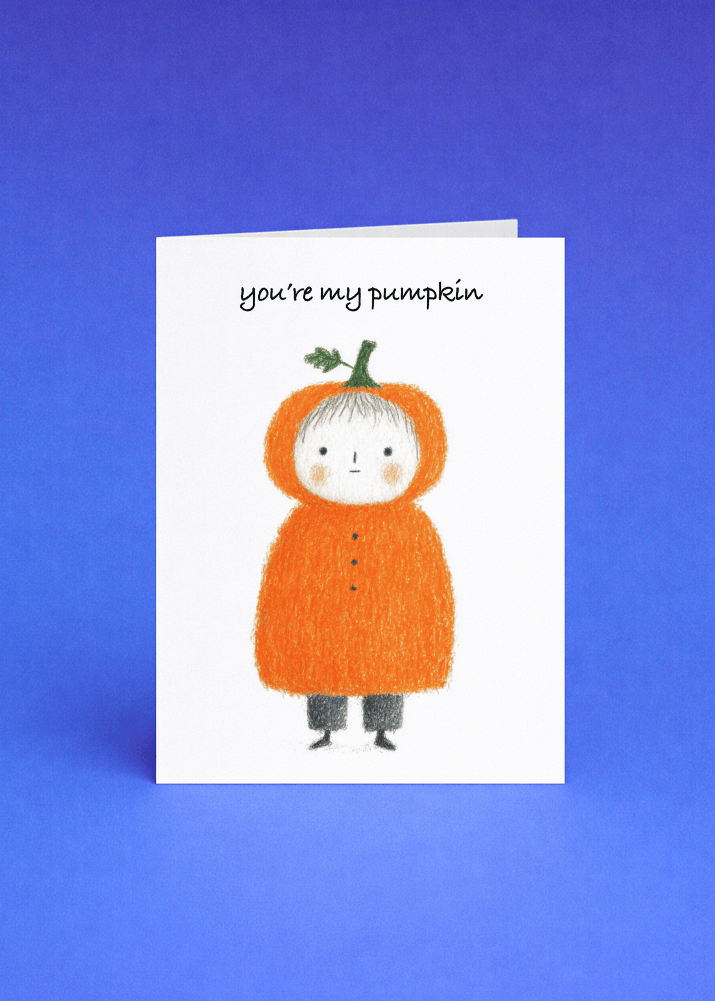 You're My Pumpkin Sweet Card mockup 5