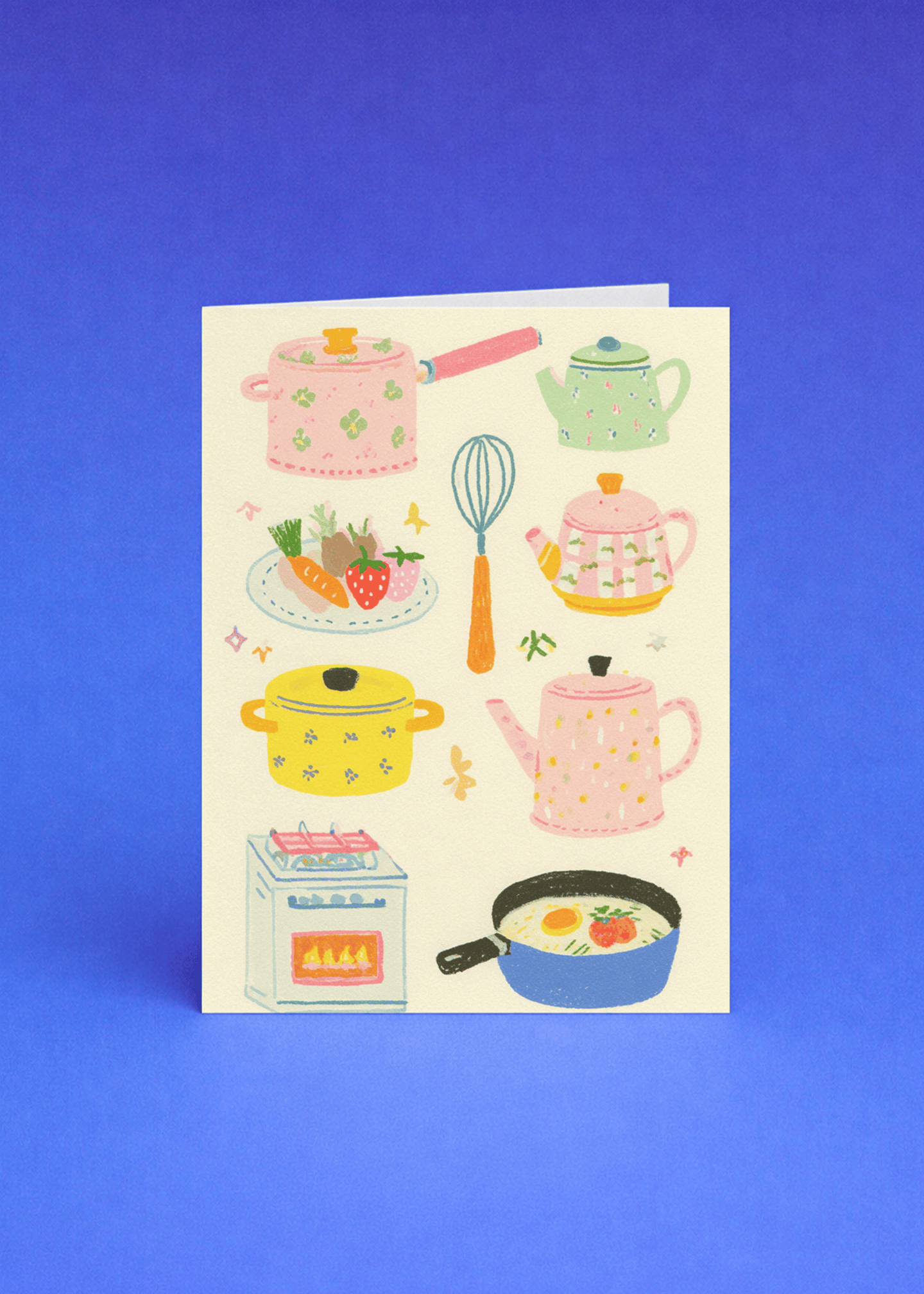 Whimsical Kitchen Charm Card mockup 5