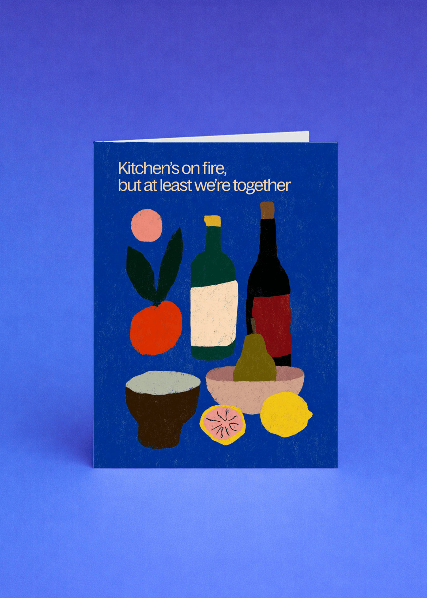 Kitchen Chaos Love Card mockup 5