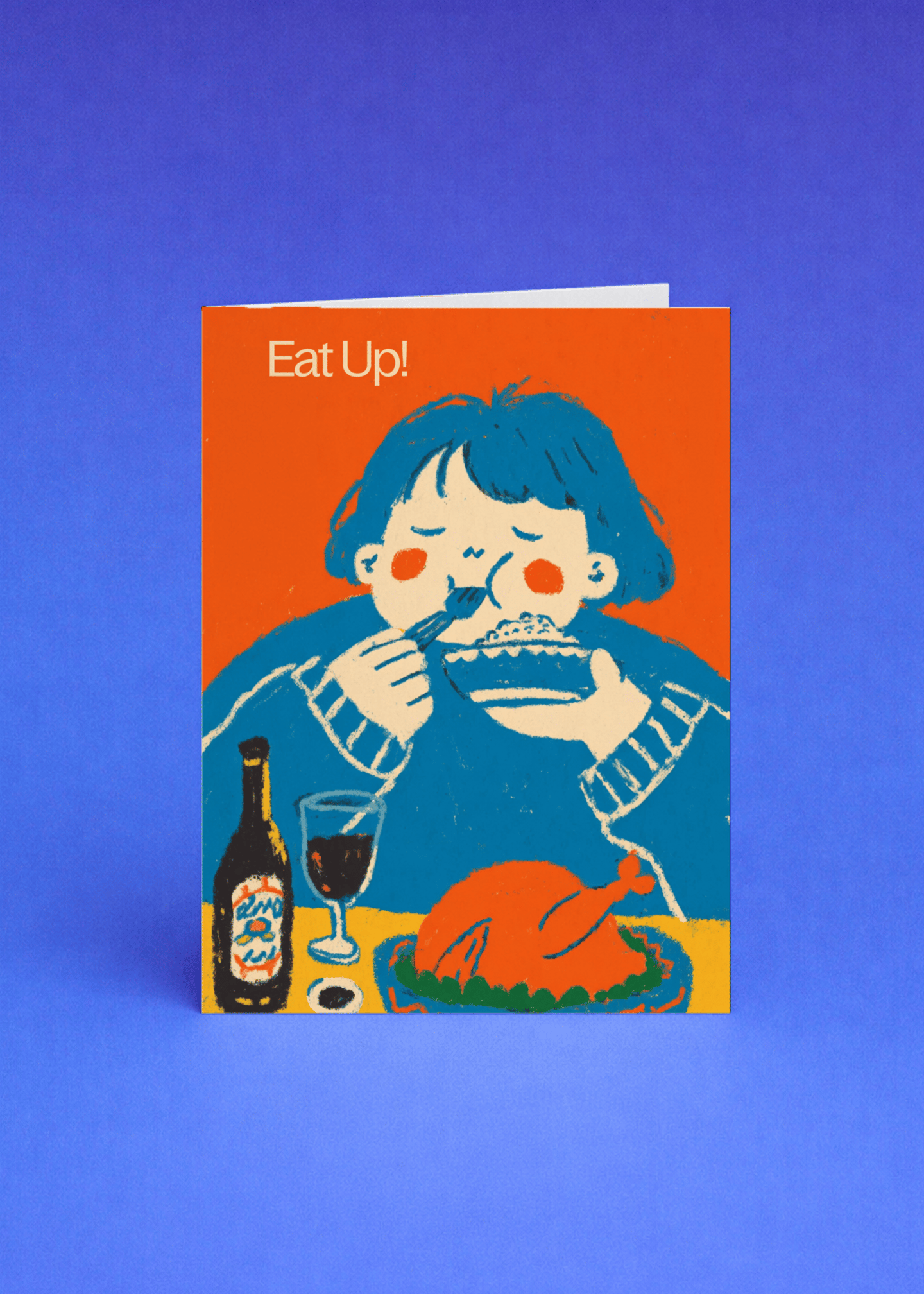 Feast and Be Merry Card mockup 5