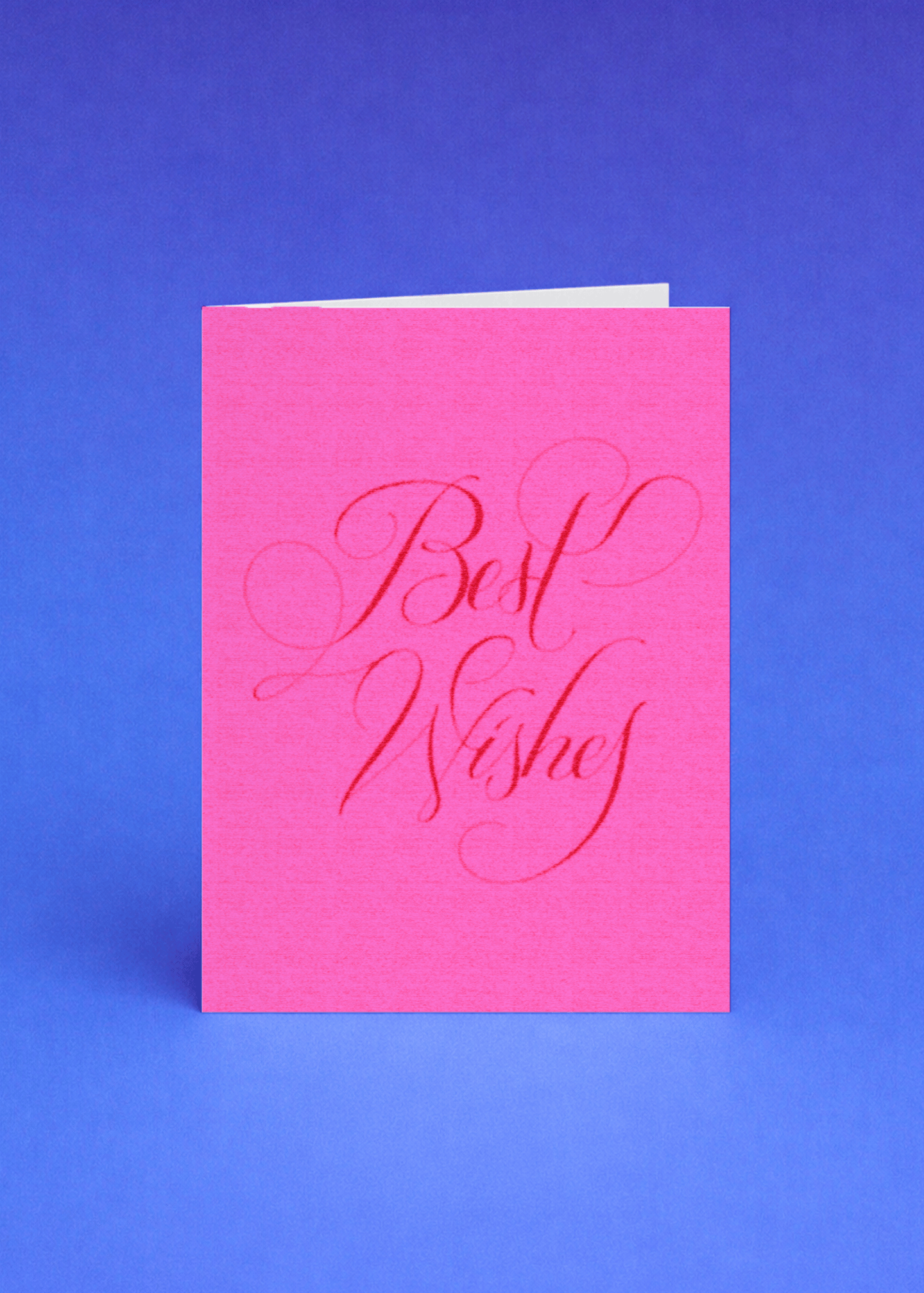 Elegant Best Wishes Card mockup 5