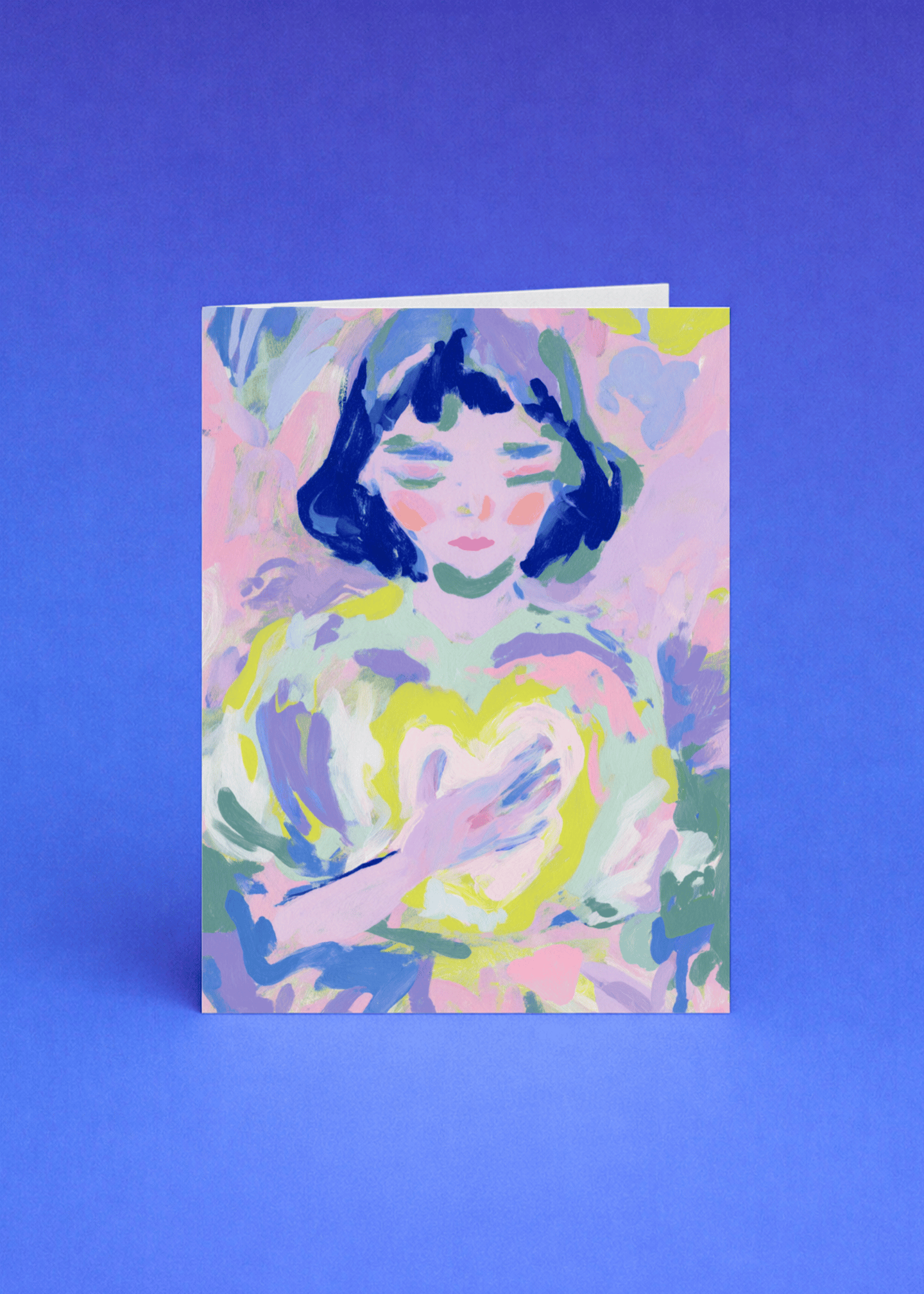 Abstract Heartfelt Art Card mockup 4