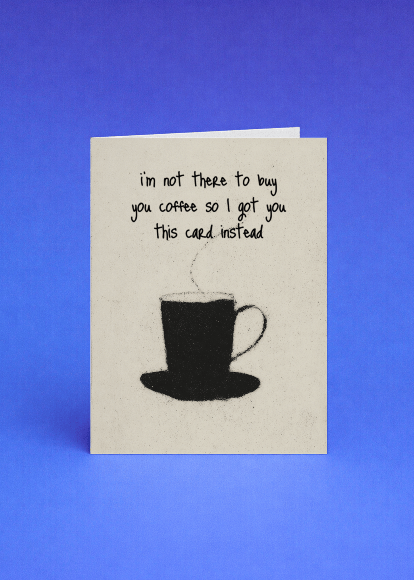 Coffee Card for Long Distance Connections mockup 5