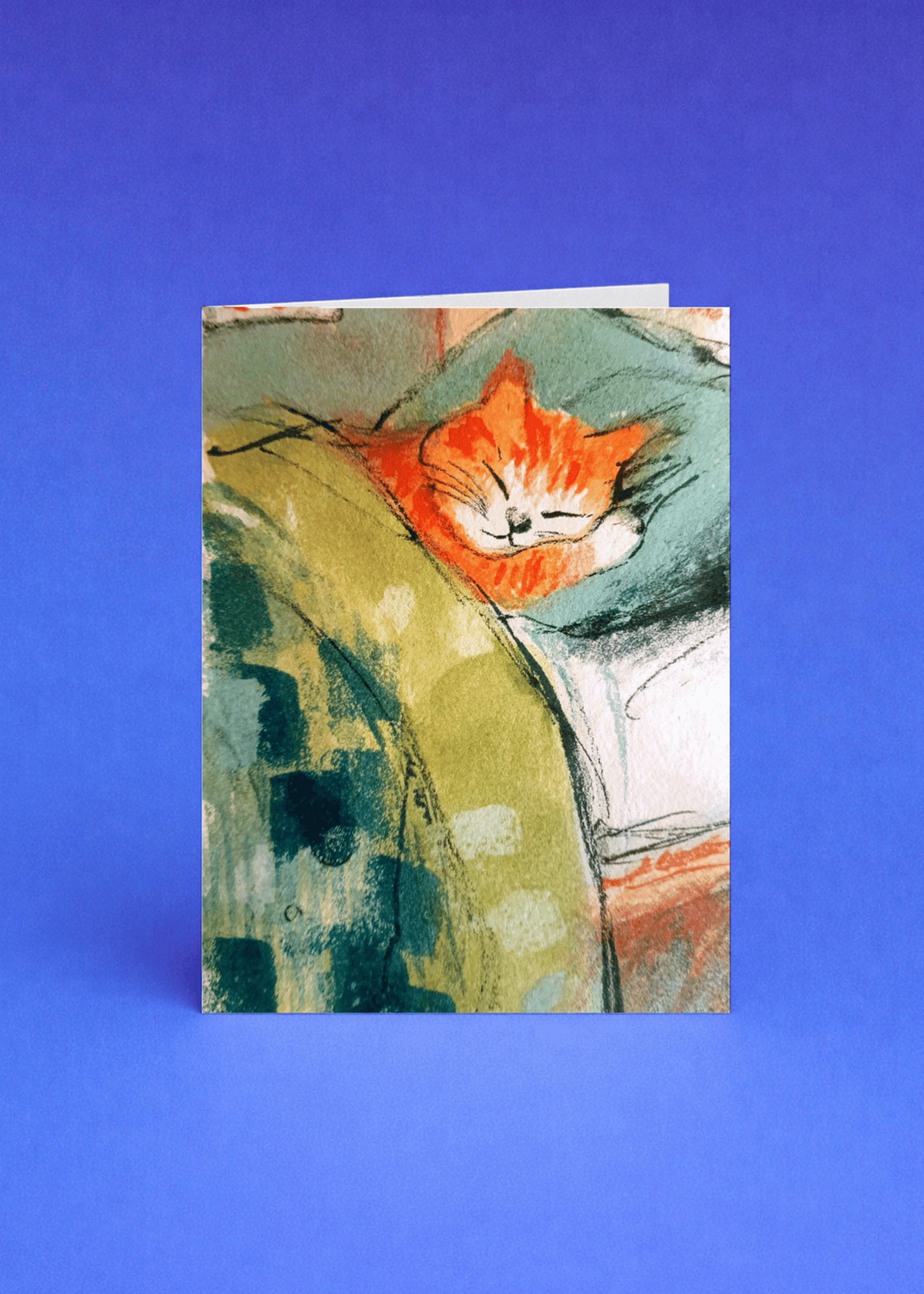 Cozy Cat Nap Greetings mockup 5