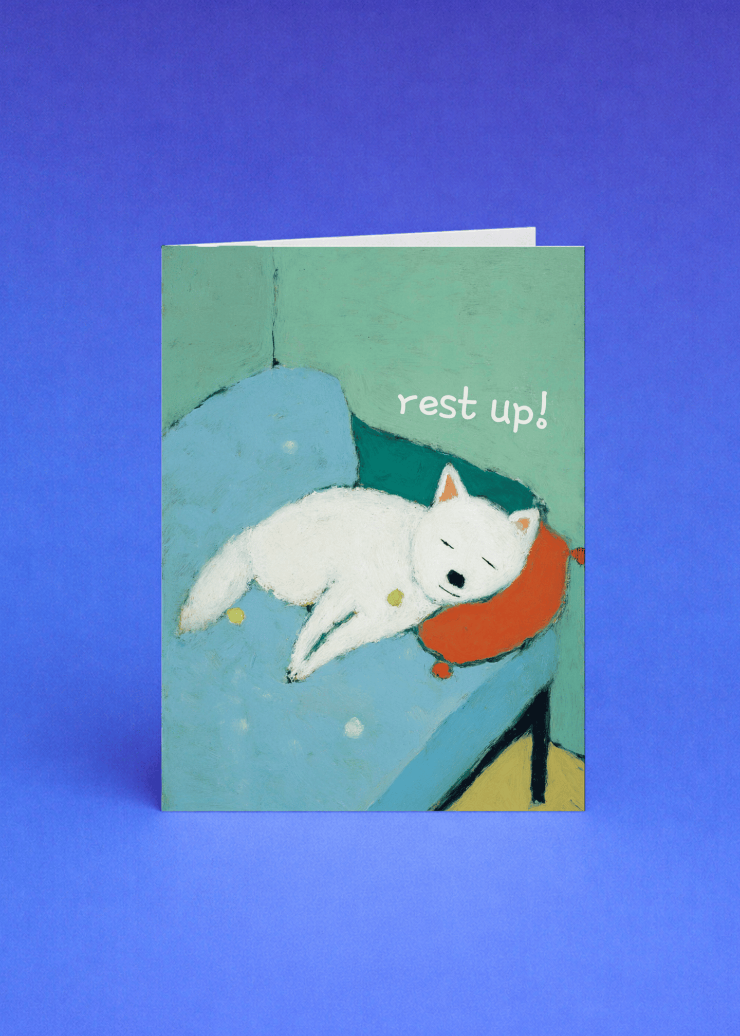 Cute Rest Up Card mockup 5