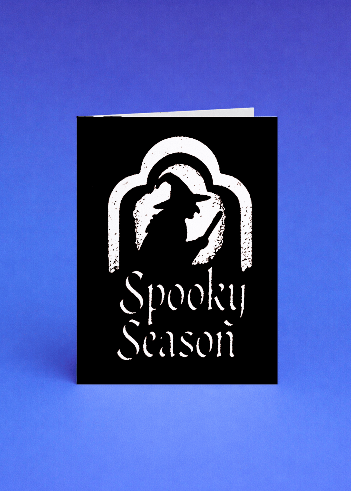Spooky Season Witch Card mockup 5