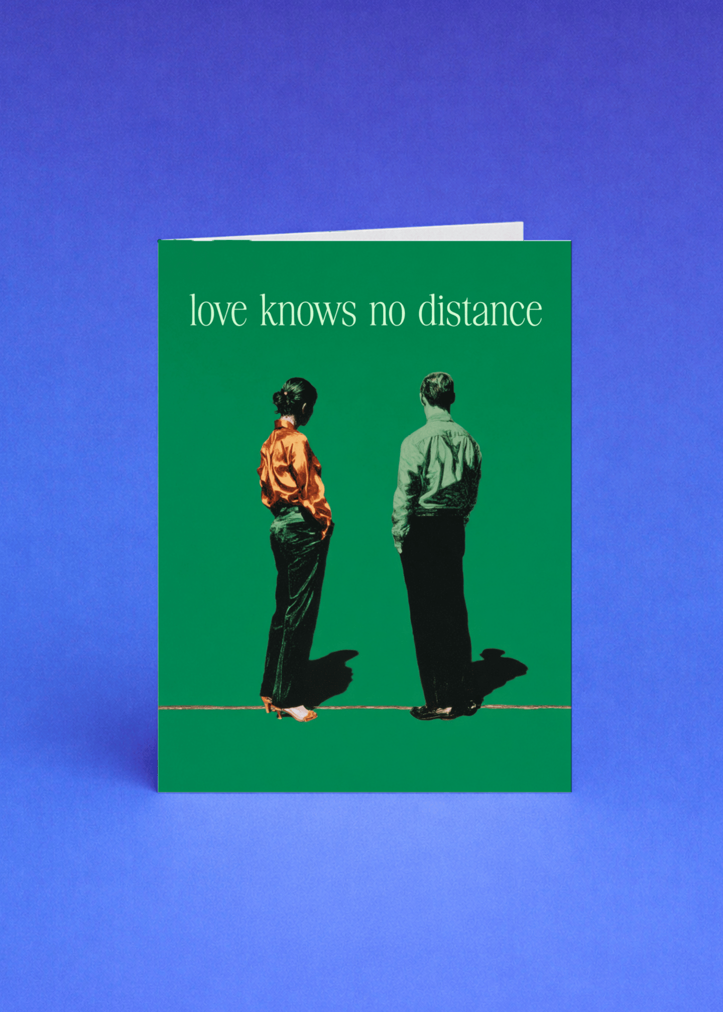 Love Knows No Distance Card mockup 5