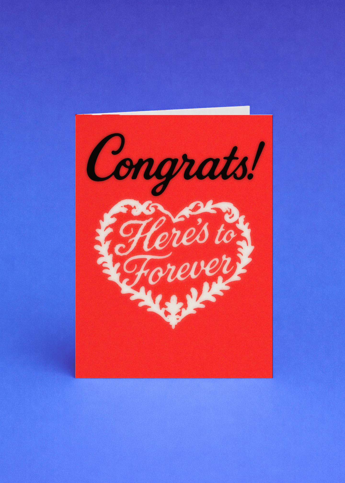 Congrats Here’s to Forever Card mockup 5