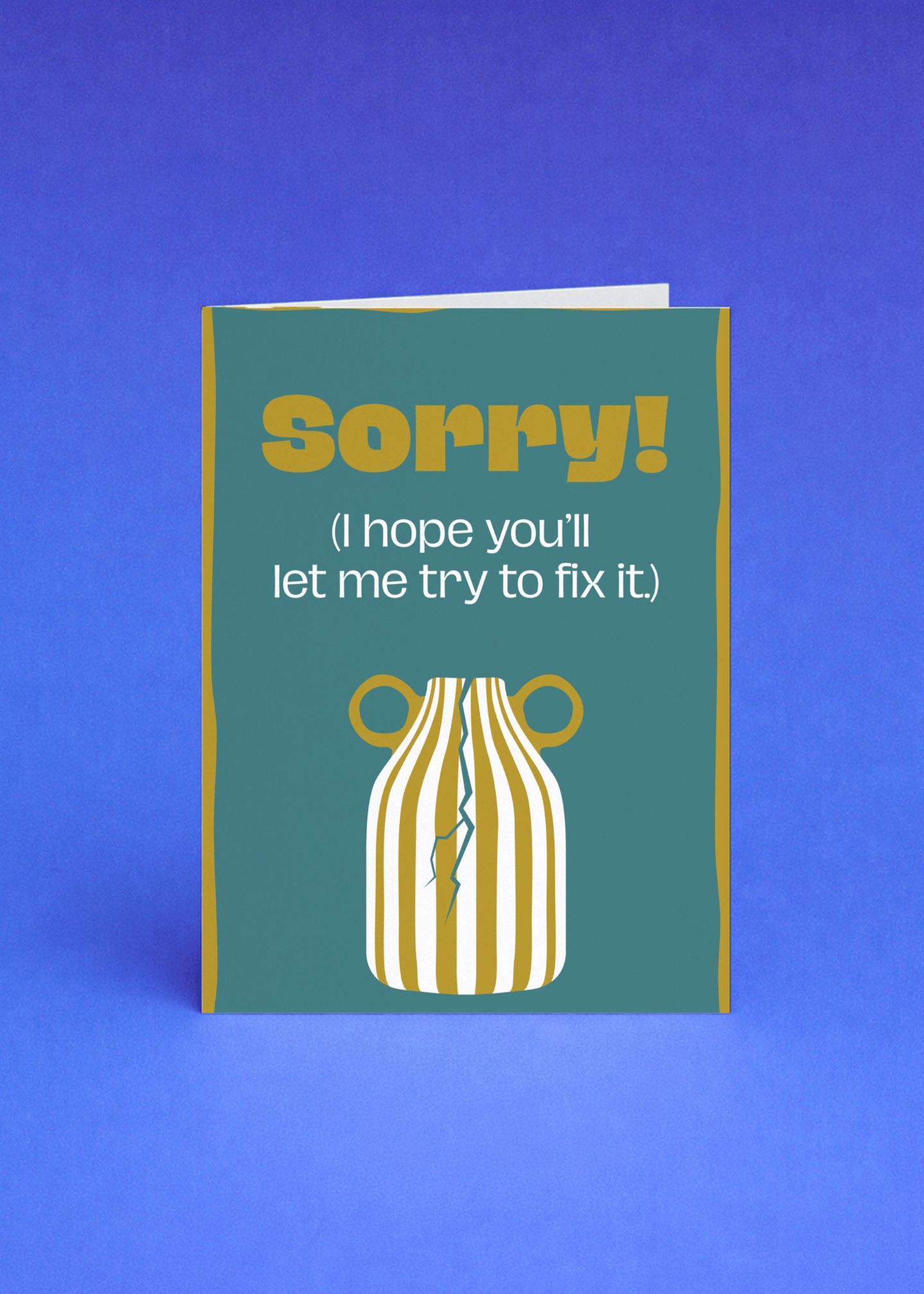 Sorry Let Me Fix It Card mockup 5