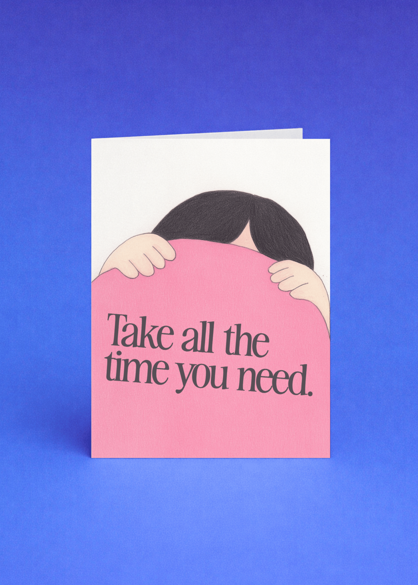 Take All the Time You Need Card mockup 5