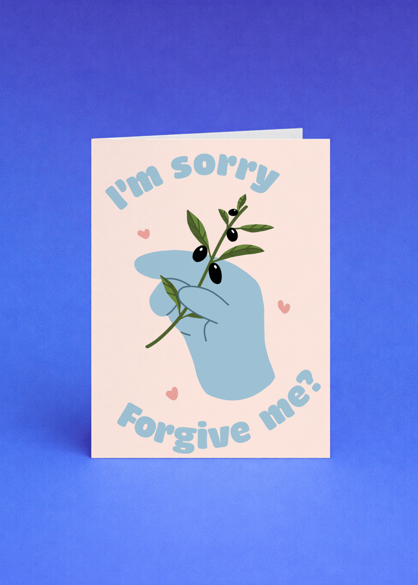 Olive Branch Forgiveness Card mockup 5