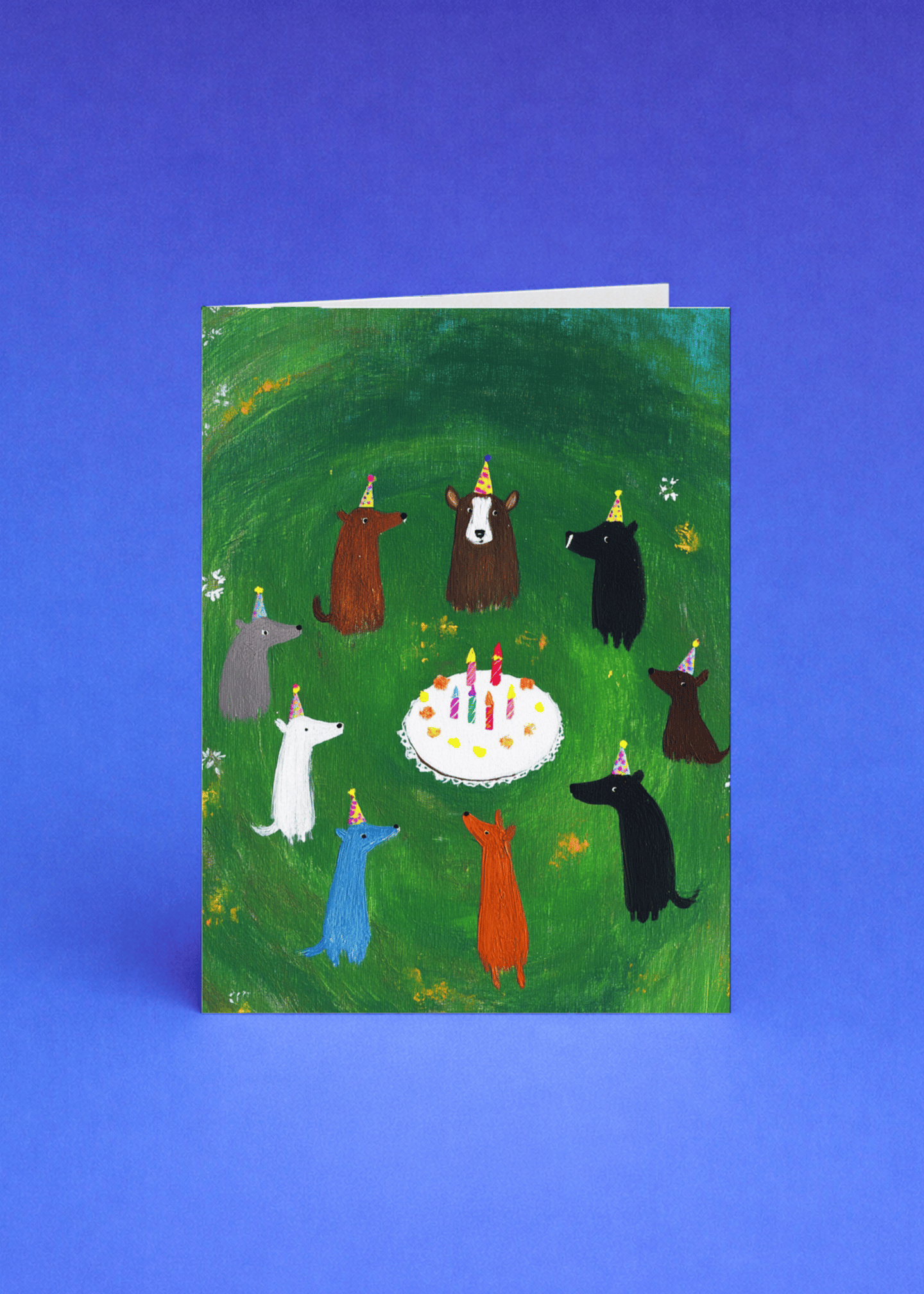 Party Animals Birthday Card mockup 4
