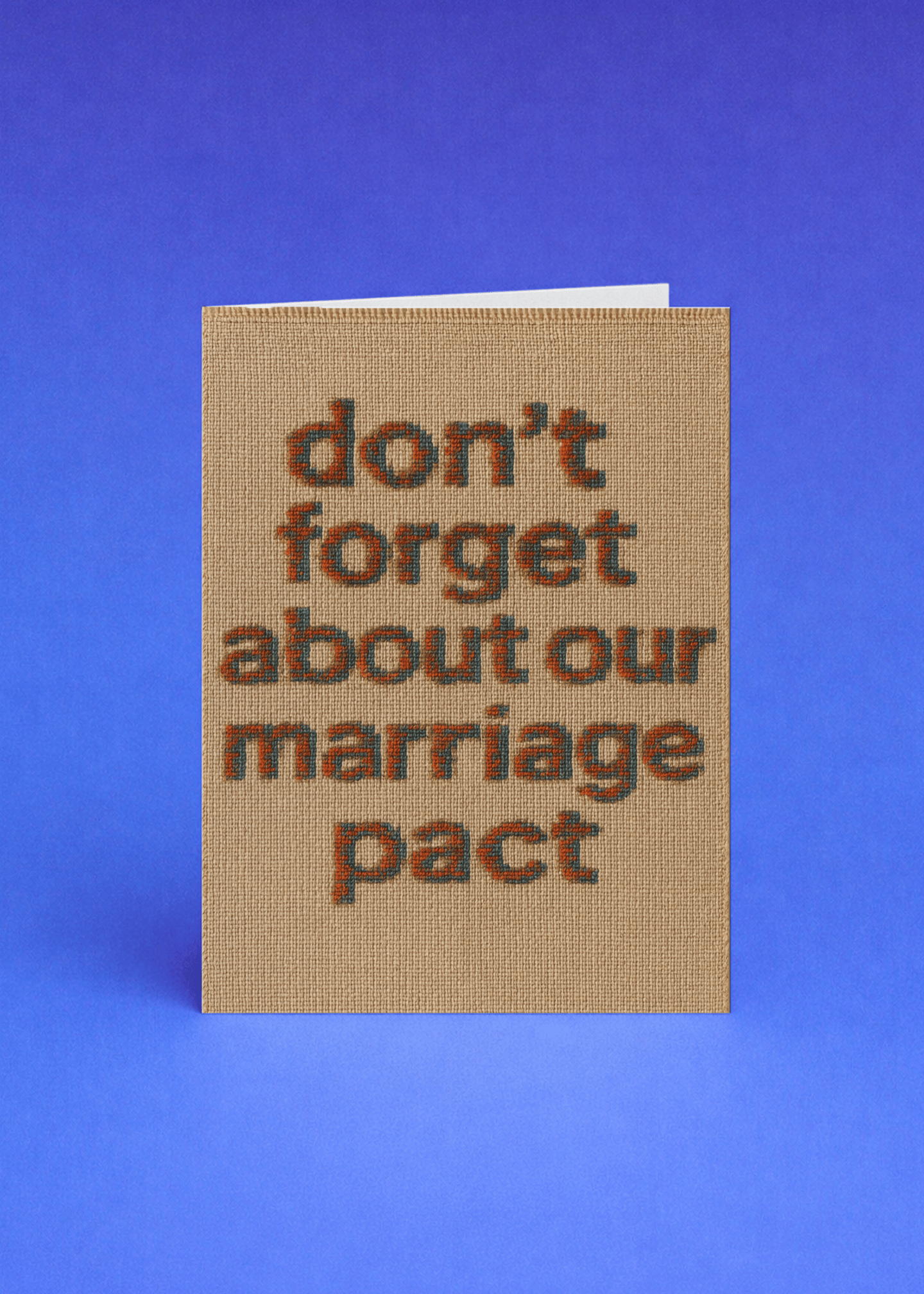 Don’t Forget Our Marriage Pact Card mockup 5