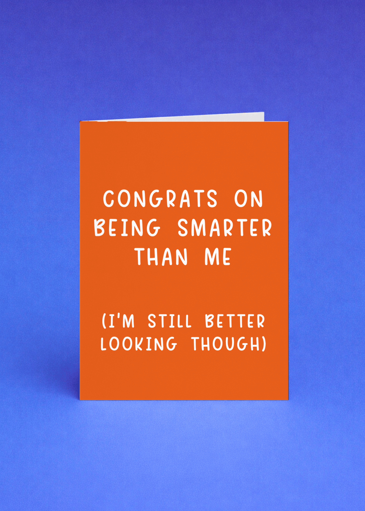 Smarter But I'm Hotter Card mockup 5