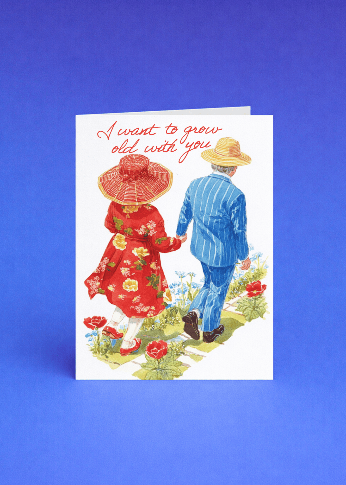 Grow Old With You Card mockup 5