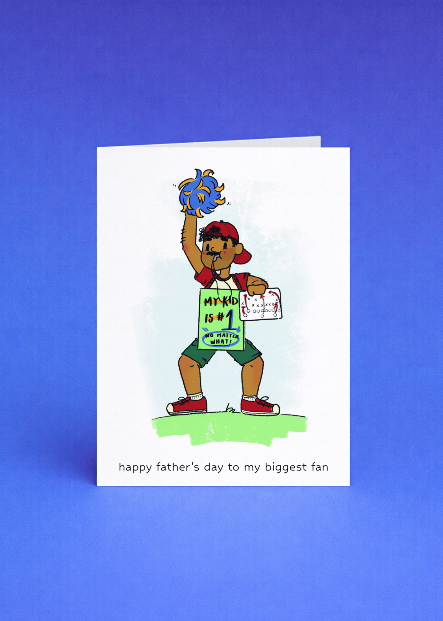 Happy Father's Day to My Biggest Fan Card mockup 5