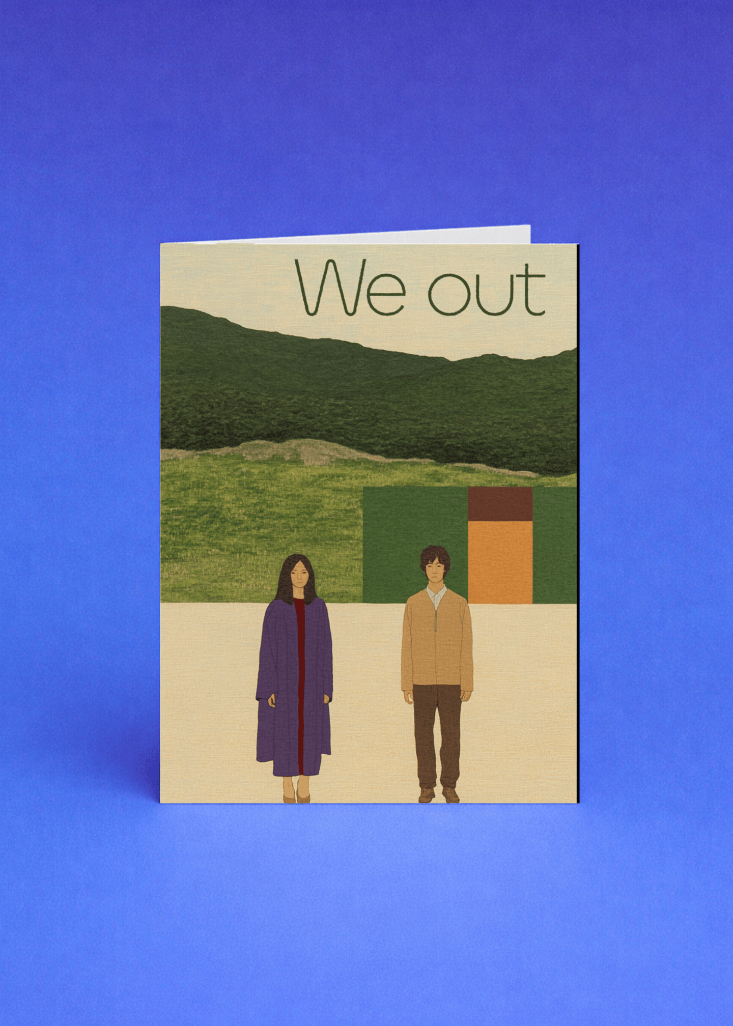 We Out Graduation Card mockup 5