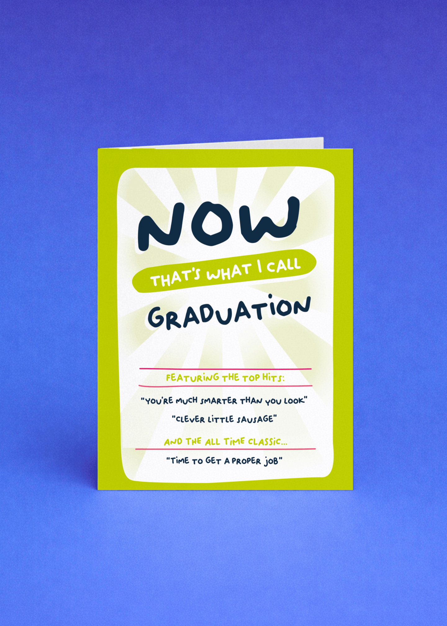 Now That’s What I Call Graduation Card mockup 5