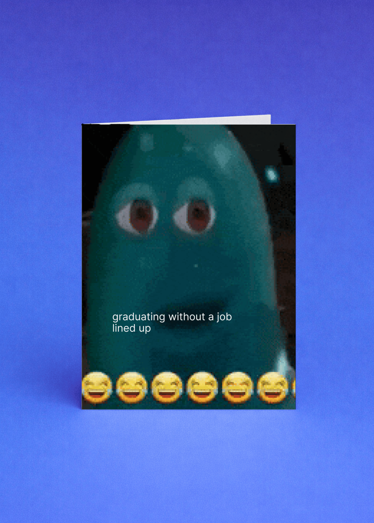 Graduating Without a Job Lined Up Card mockup 5