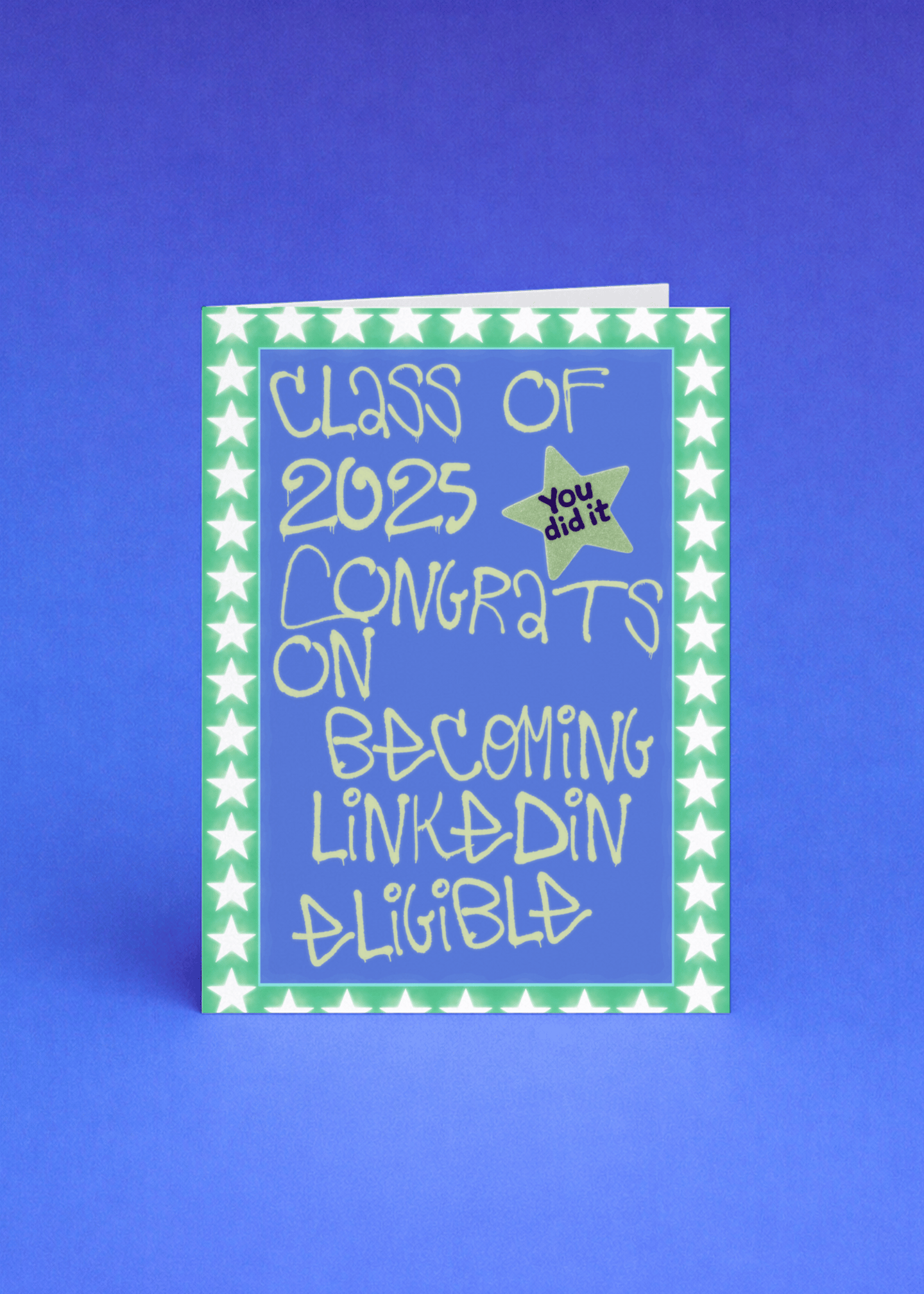 Class of 2025 LinkedIn Eligibility Card mockup 5