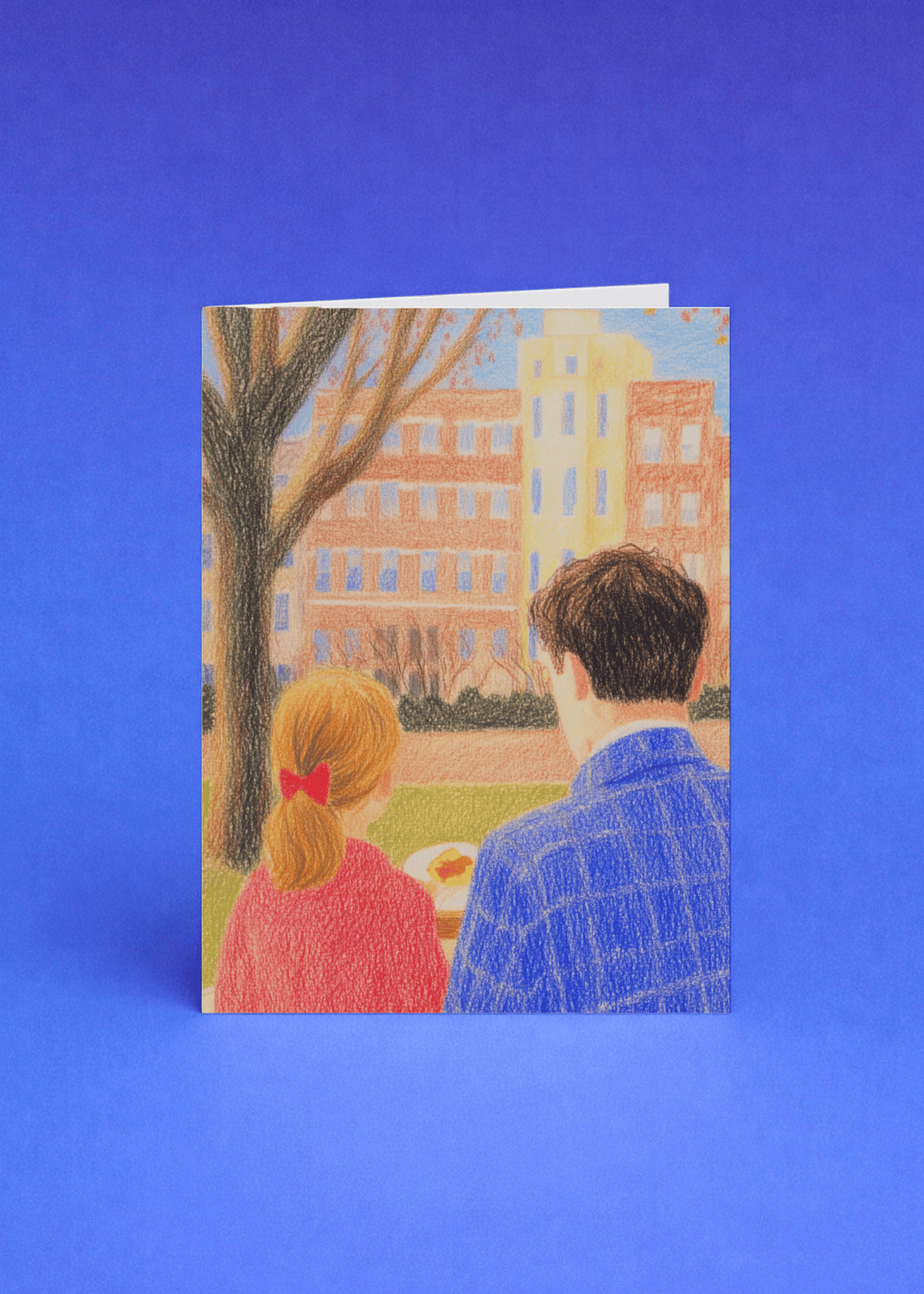 Breakfast in the Park Father's Day Card mockup 5