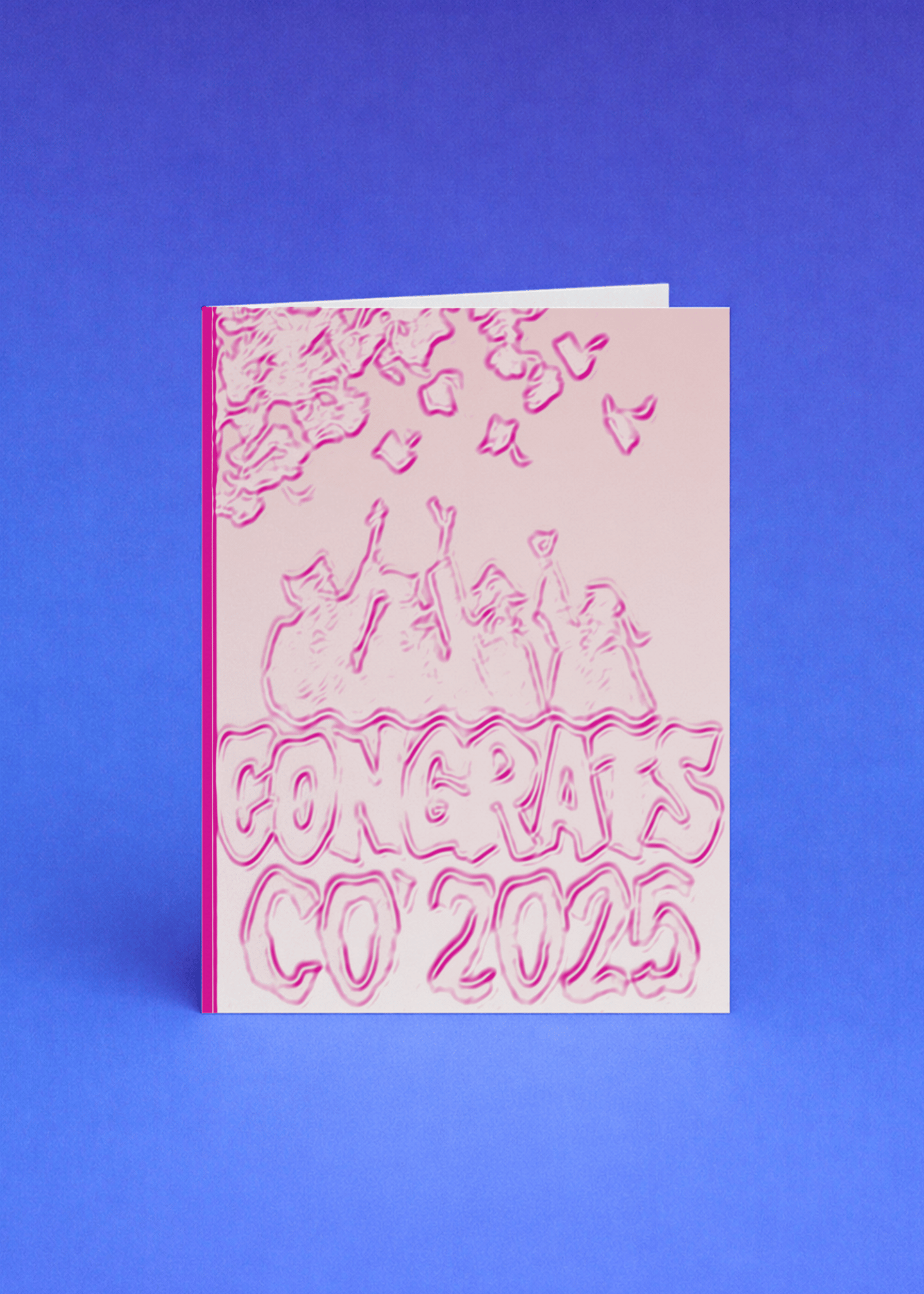 Congrats Class of 2025 Pink Haze Card mockup 5