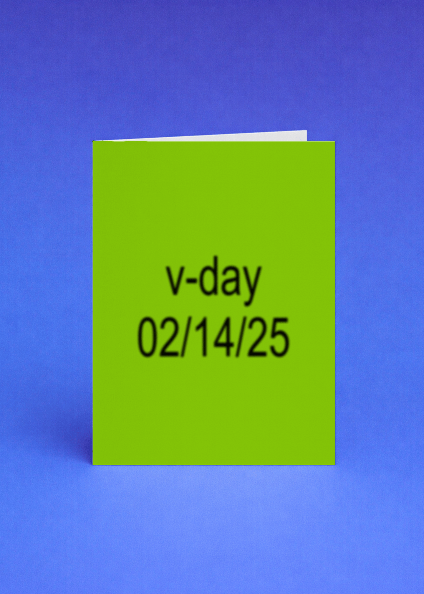 V-Day 02/14/25 Card mockup 5