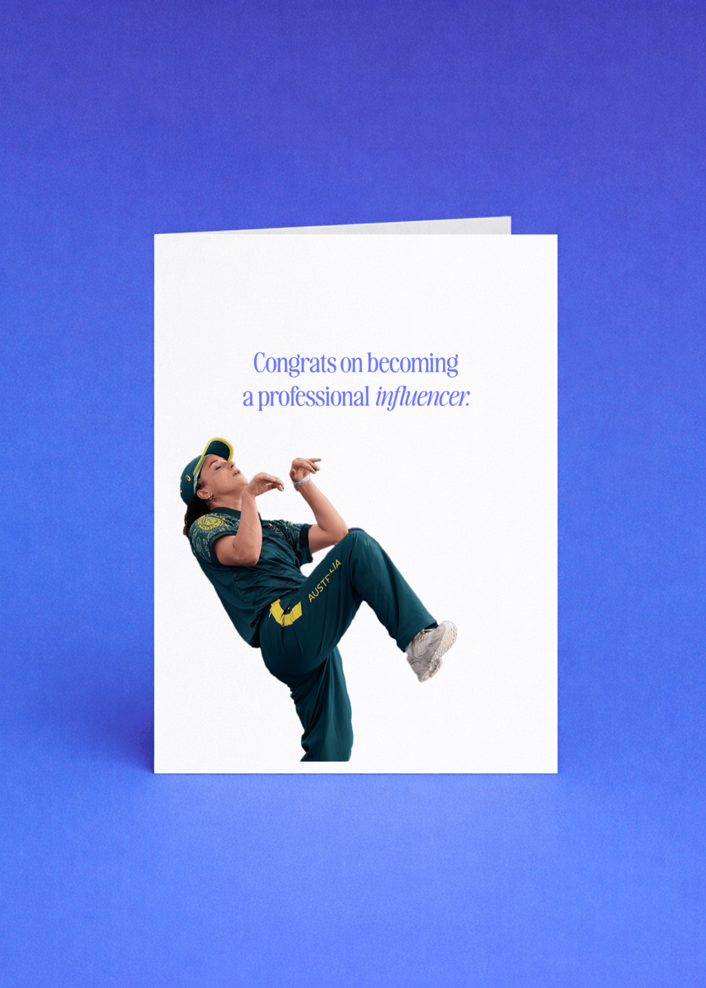 Congrats on Becoming a Professional Influencer Card mockup 5