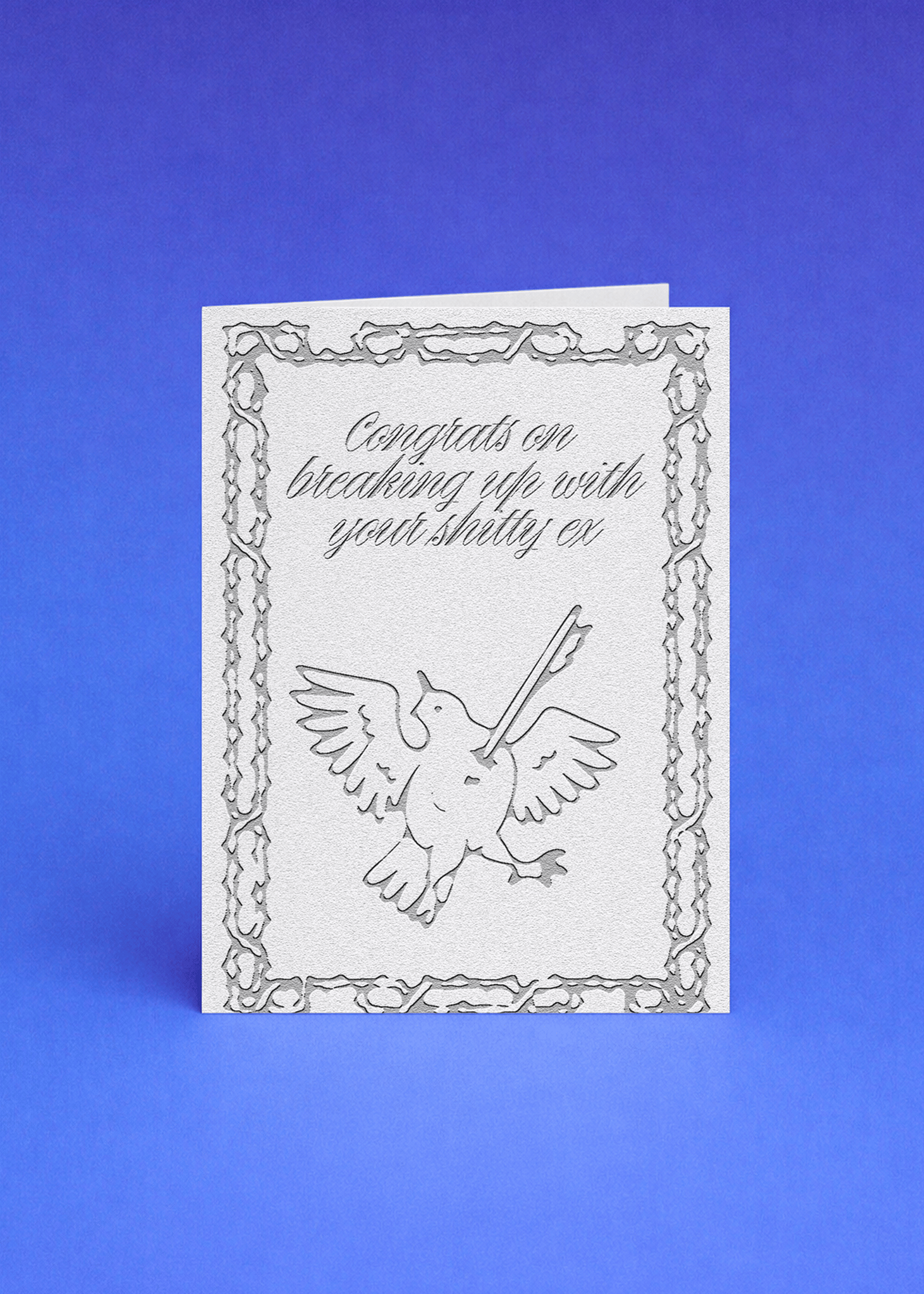 Congrats on Breaking Up with Your Shitty Ex Card mockup 5