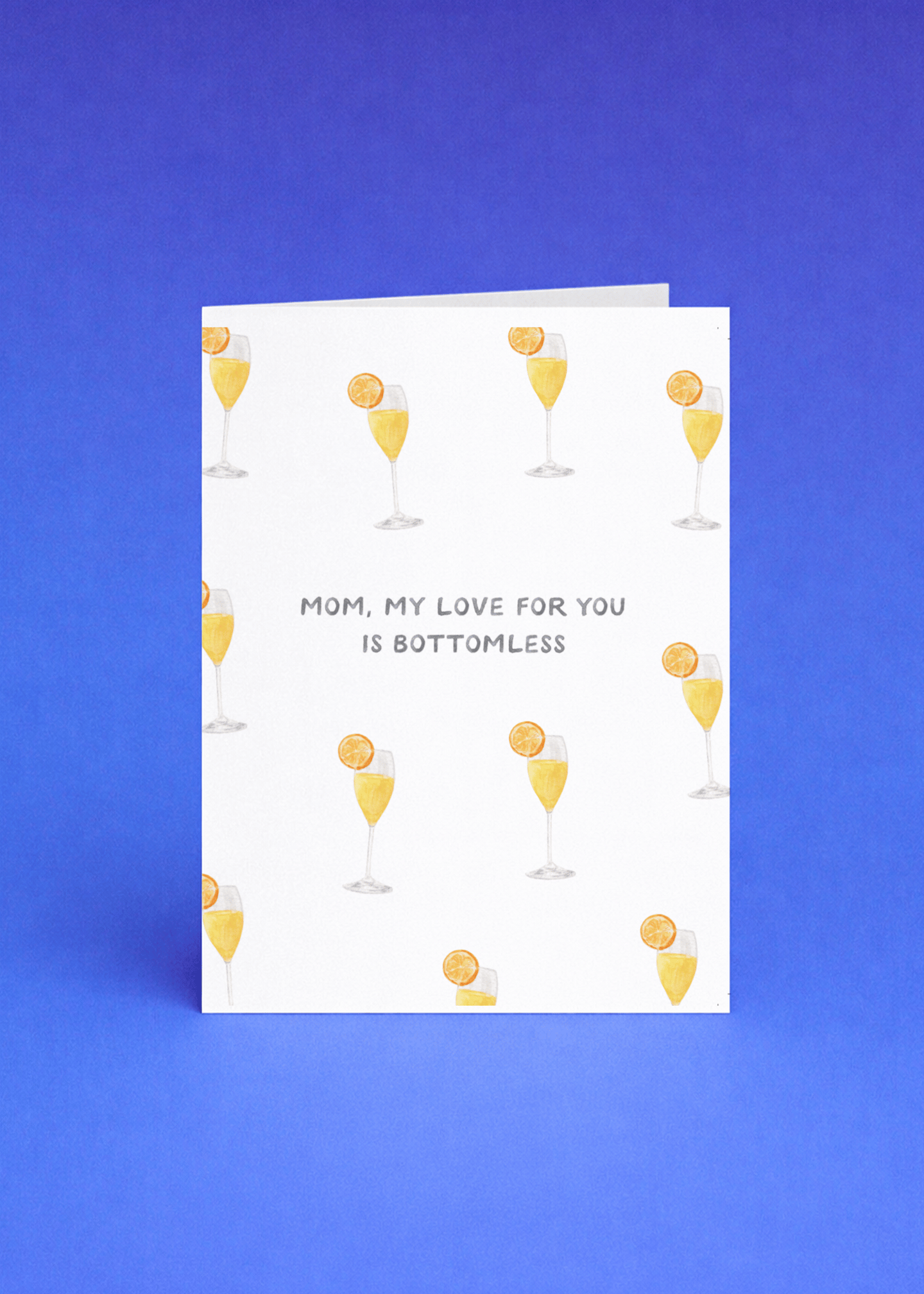 Bottomless Love Mom Card mockup 5