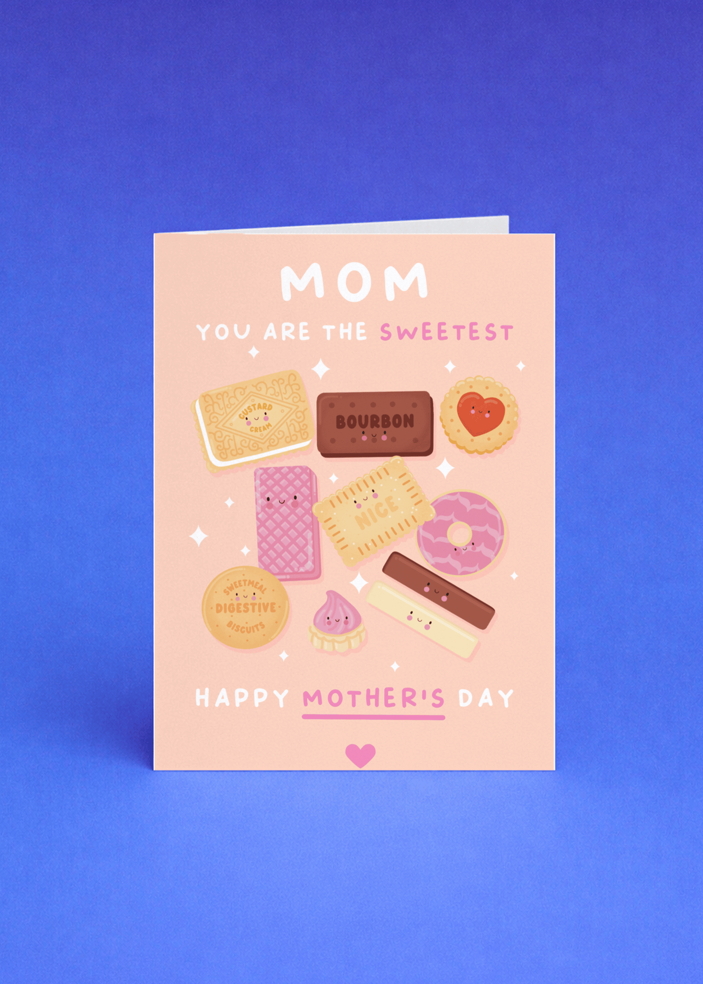 Sweetest Mom Biscuit Card mockup 5