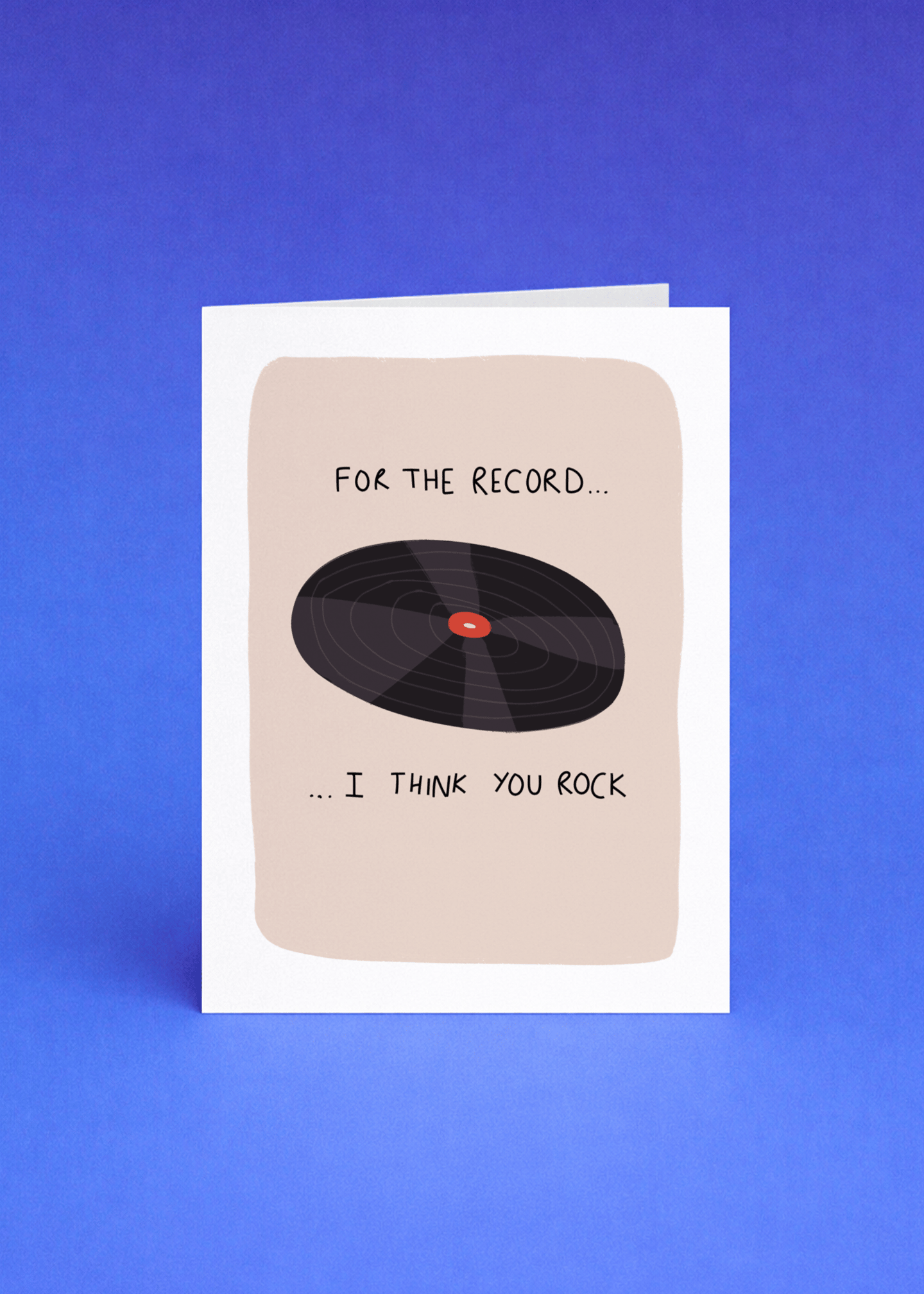 For the Record Vinyl Card mockup 5