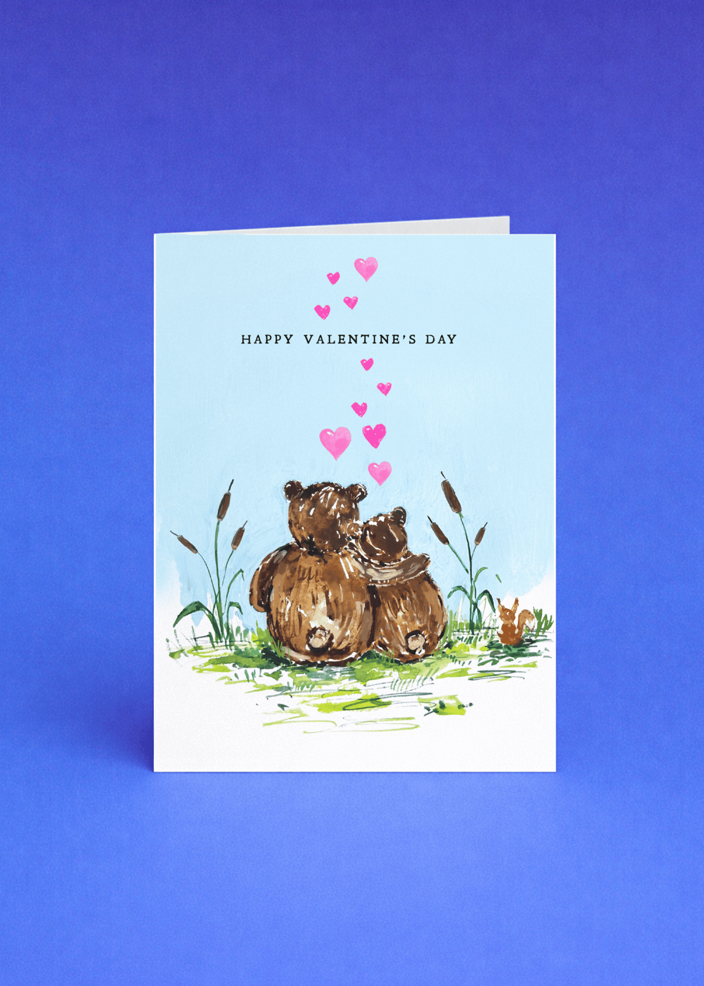 Two Bears Valentine's Day Card mockup 5