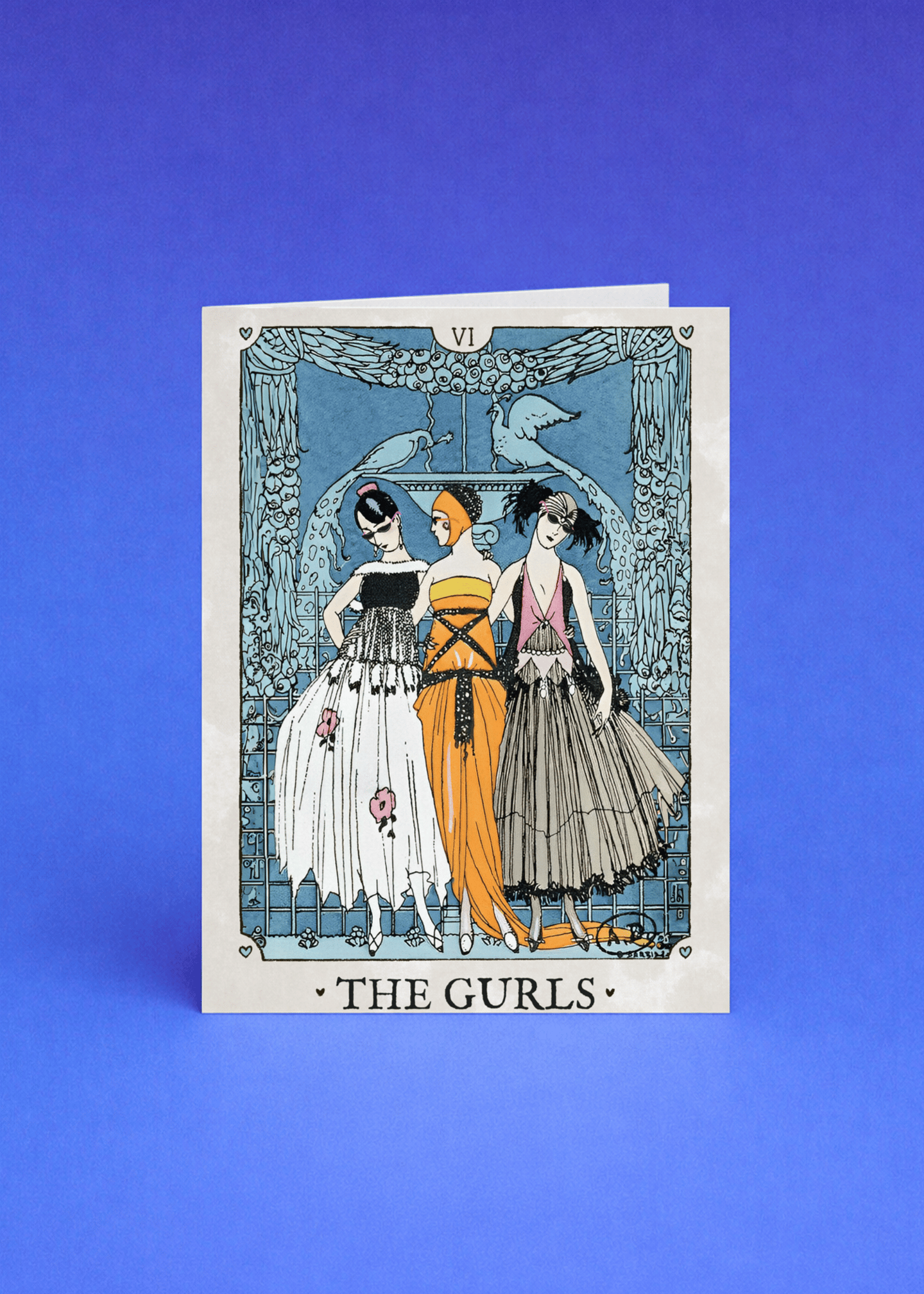 The Gurls Vintage Card mockup 5